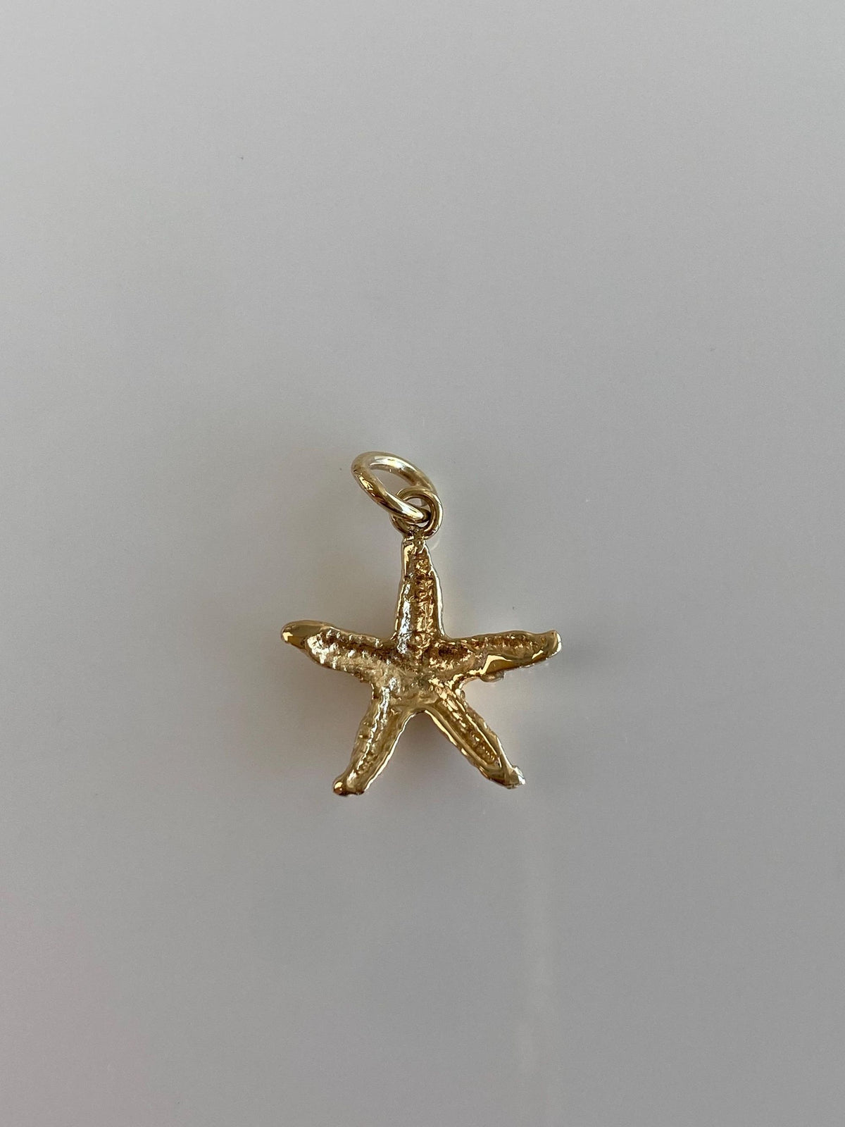 Vintage Solid 14k Yellow Gold Starfish Charm