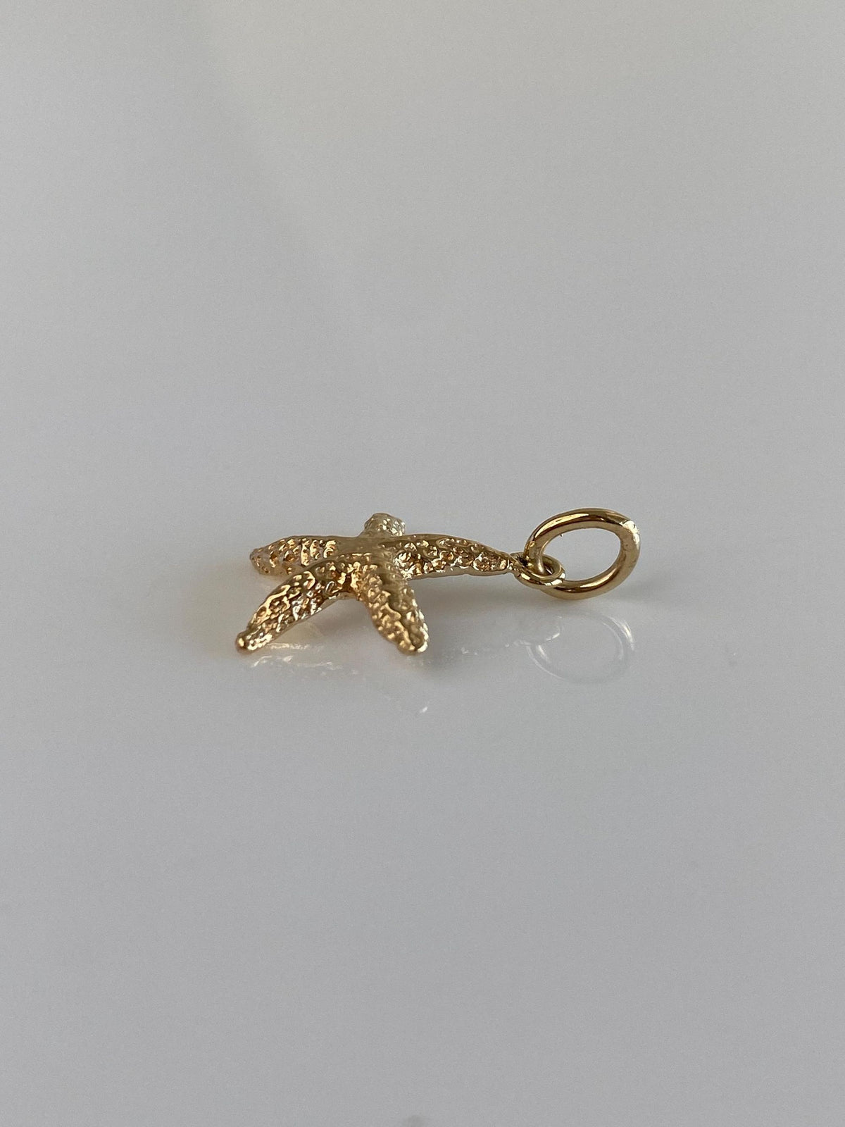 Vintage Solid 14k Yellow Gold Starfish Charm