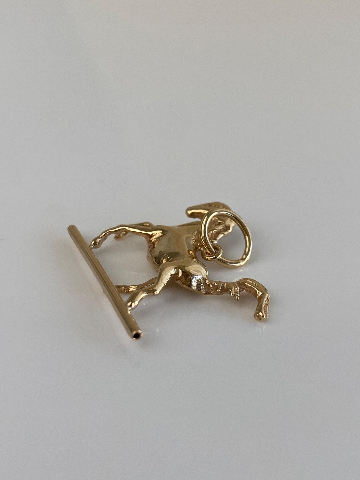 Vintage 14k Yellow Gold Horse Charm