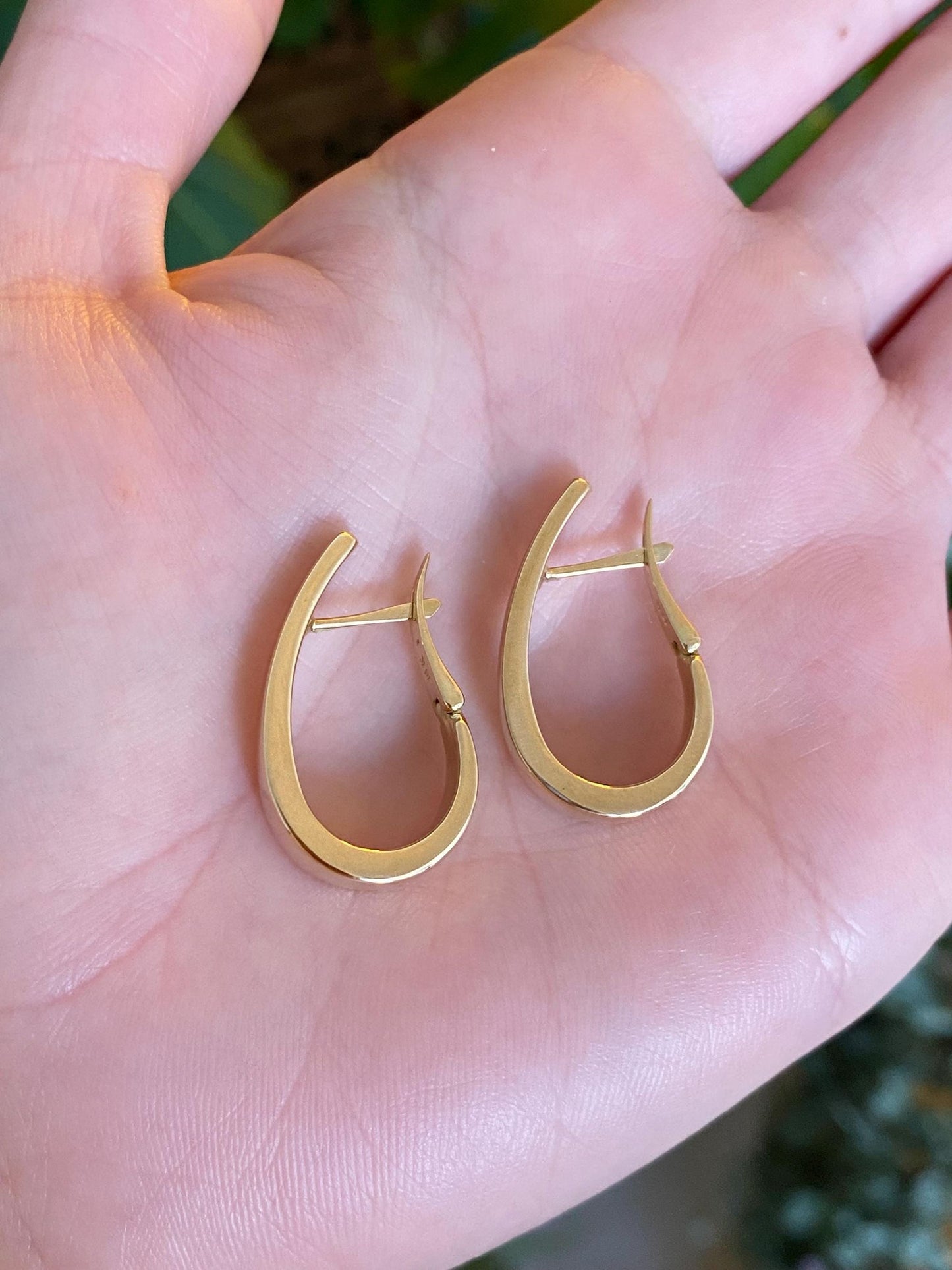 Vintage 18k Yellow Gold Drop Earrings