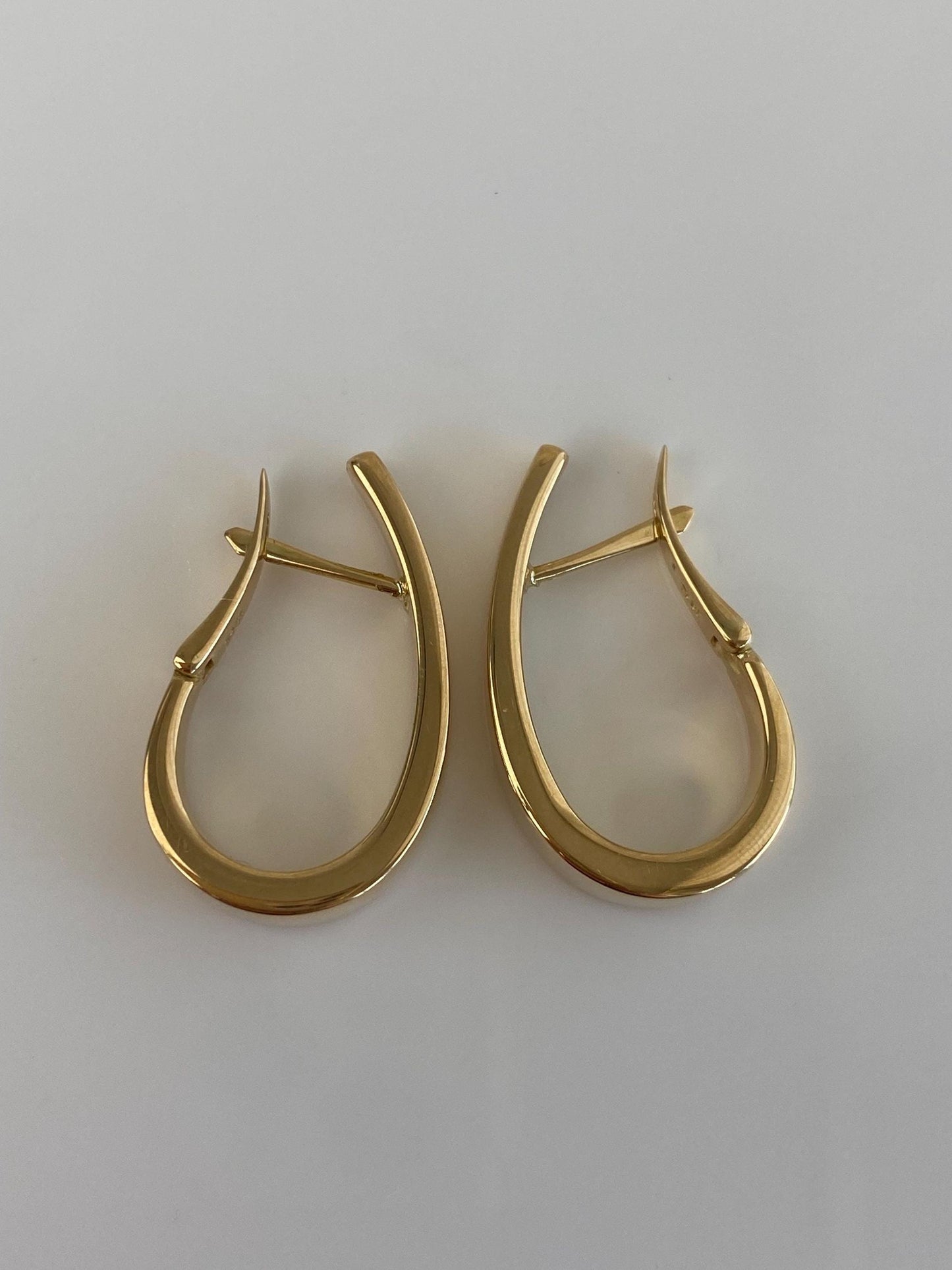 Vintage 18k Yellow Gold Drop Earrings