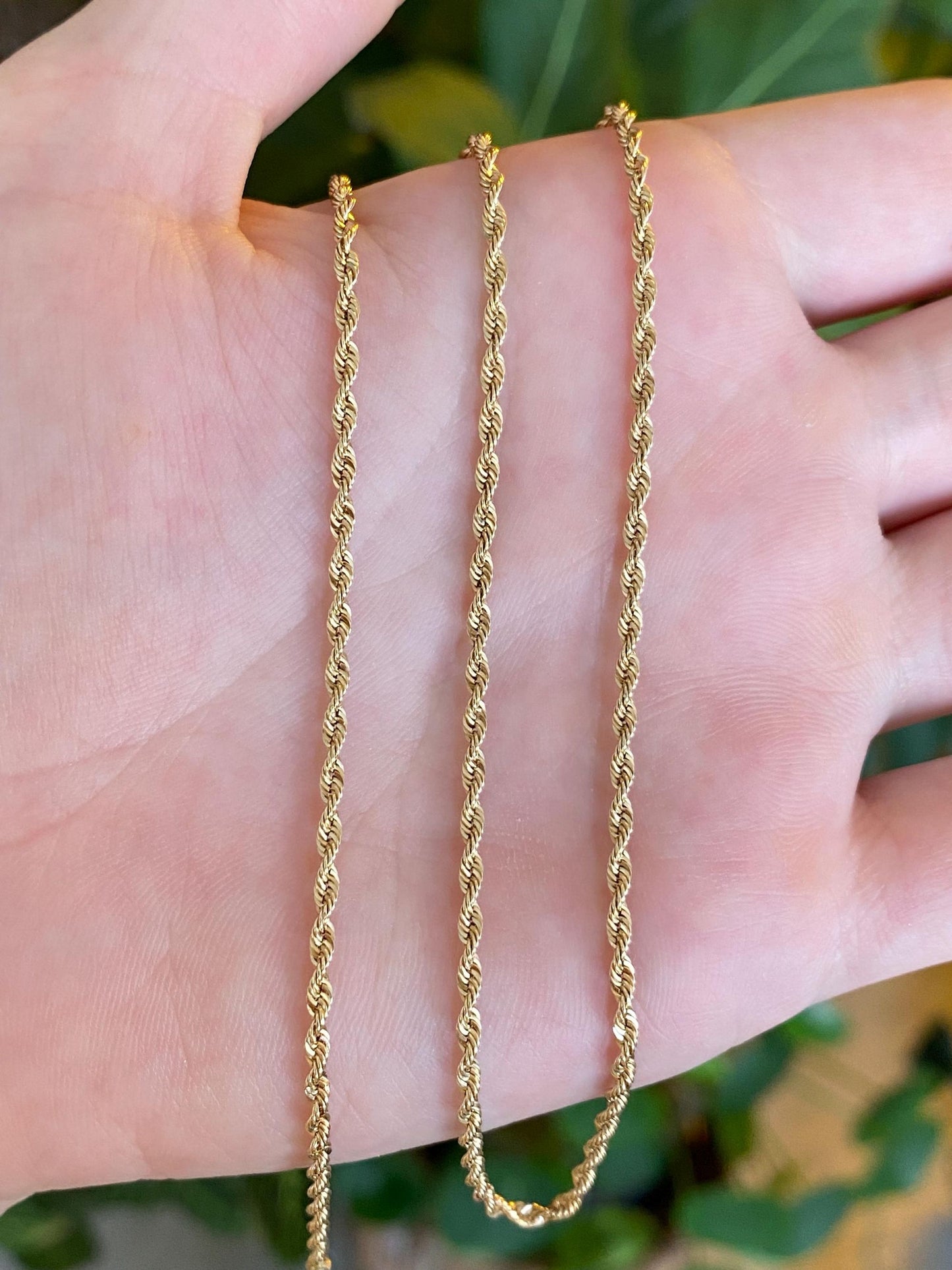 Vintage 14k Yellow Gold Chain Necklace - 20 inches