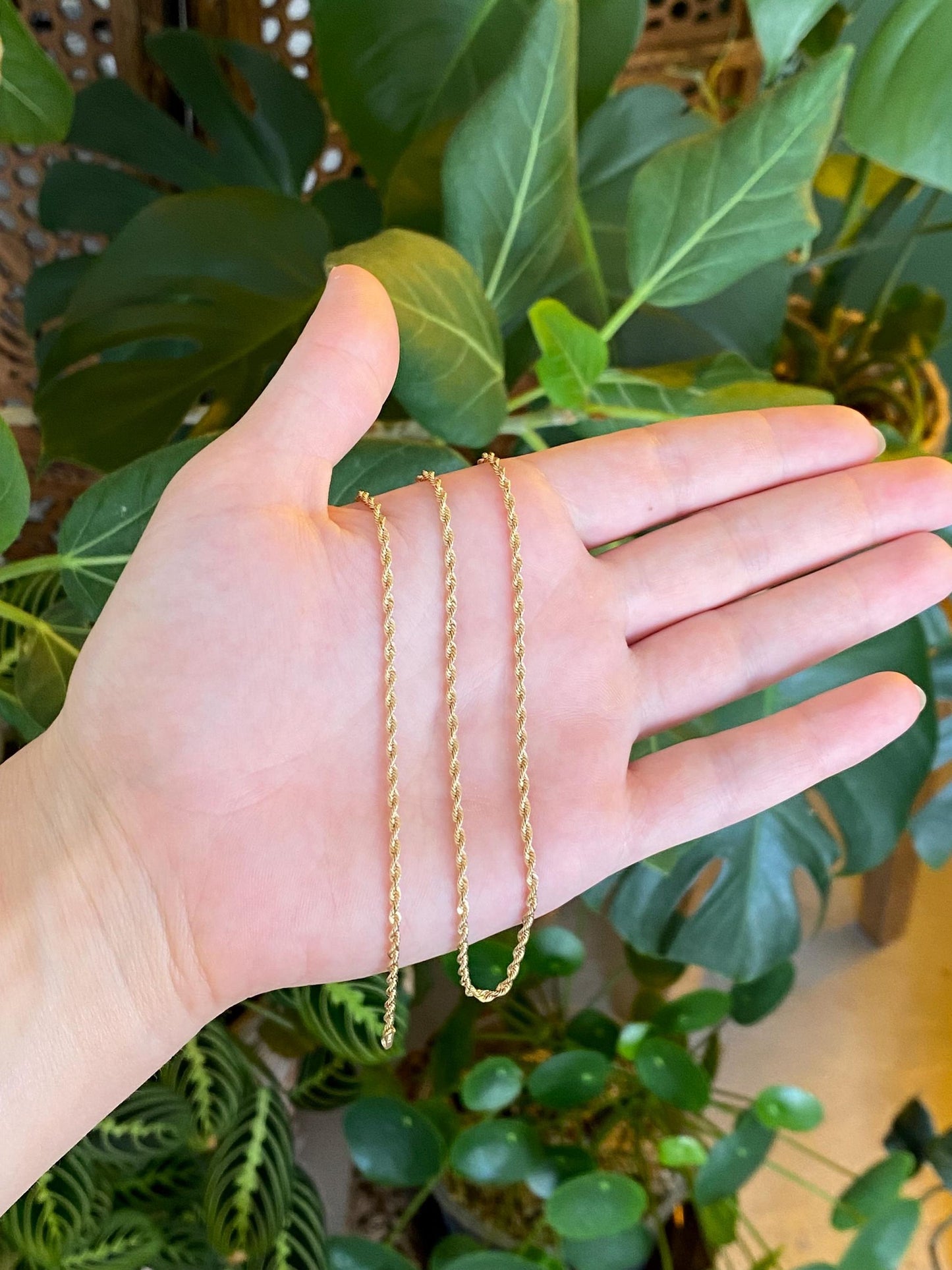 Vintage 14k Yellow Gold Chain Necklace - 20 inches