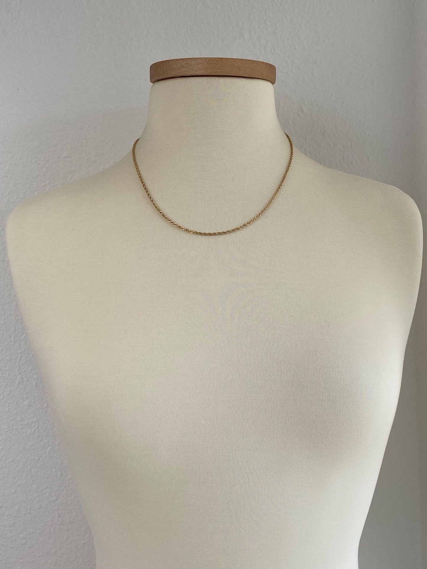 Vintage 14k Yellow Gold Chain Necklace - 20 inches