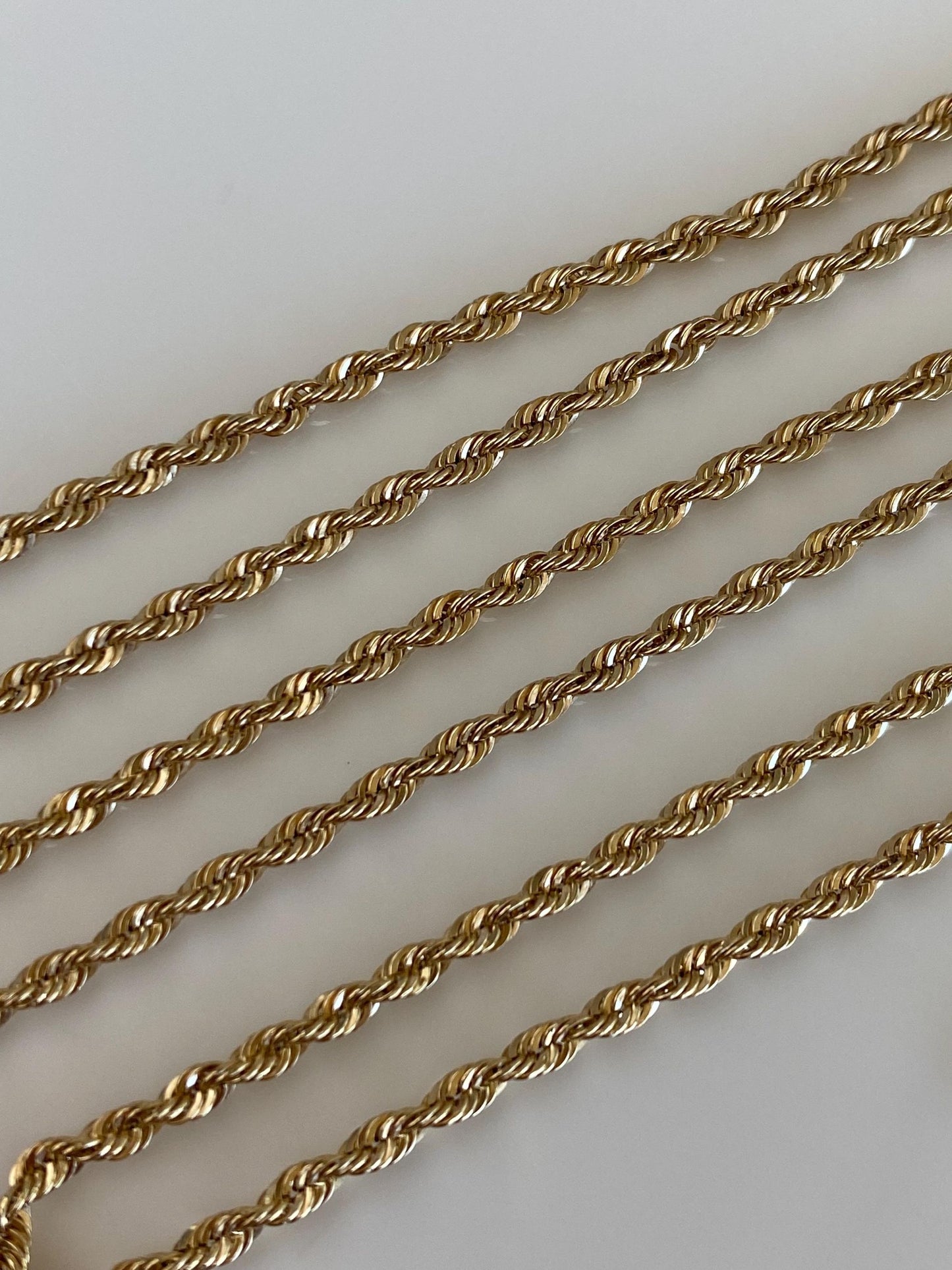 Vintage 14k Yellow Gold Chain Necklace - 20 inches