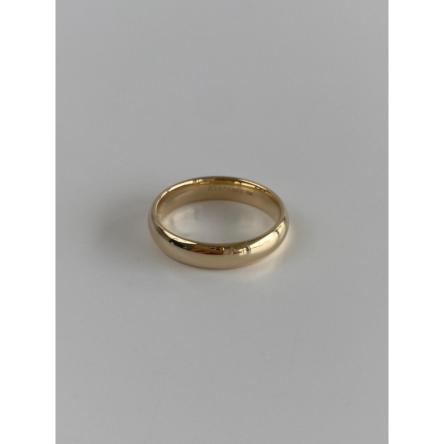 Vintage Solid 10k Yellow Gold Ring Band - Size 7