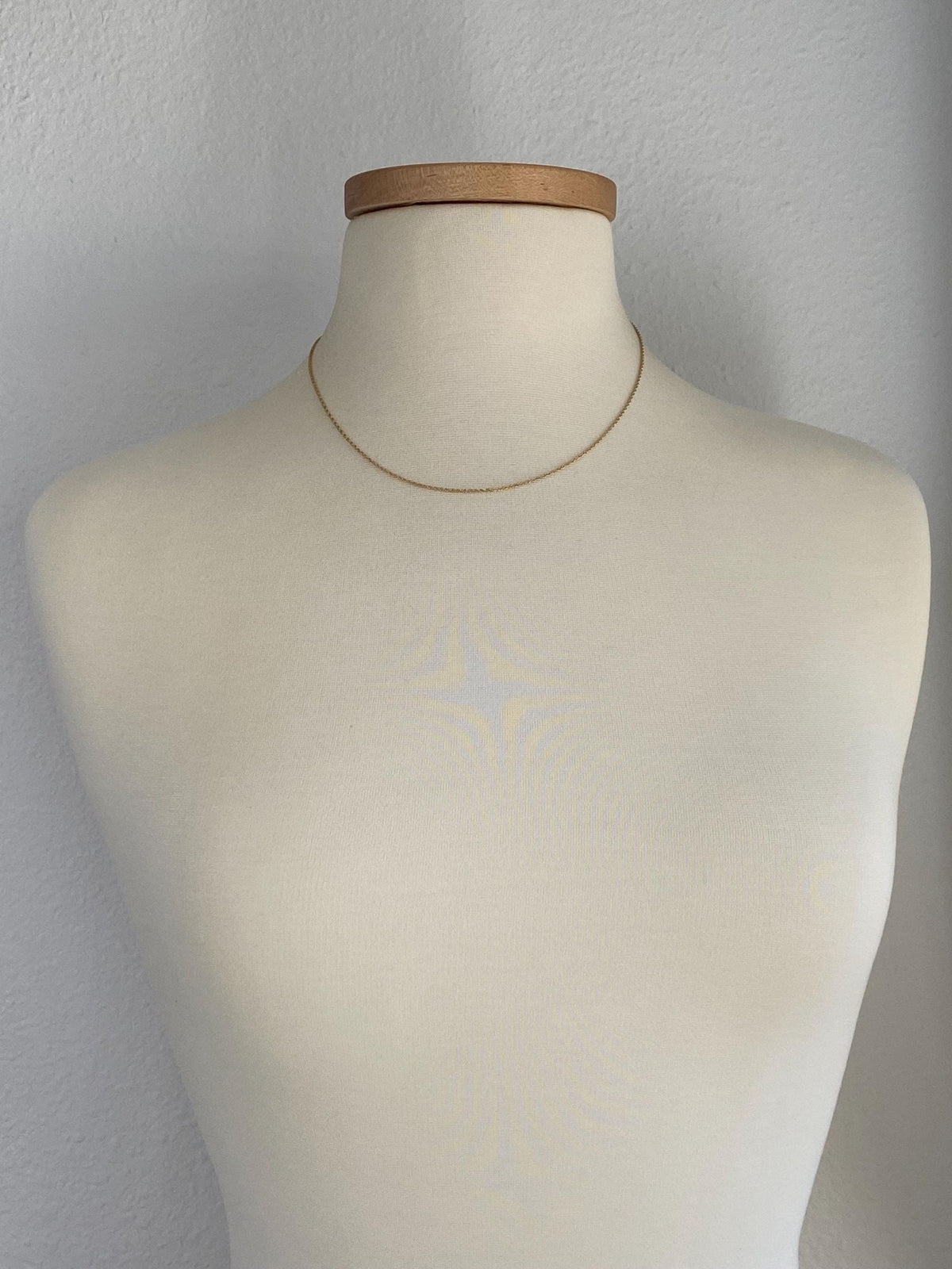 Vintage Solid 14k Yellow Gold Chain Necklace - 18.5 inches