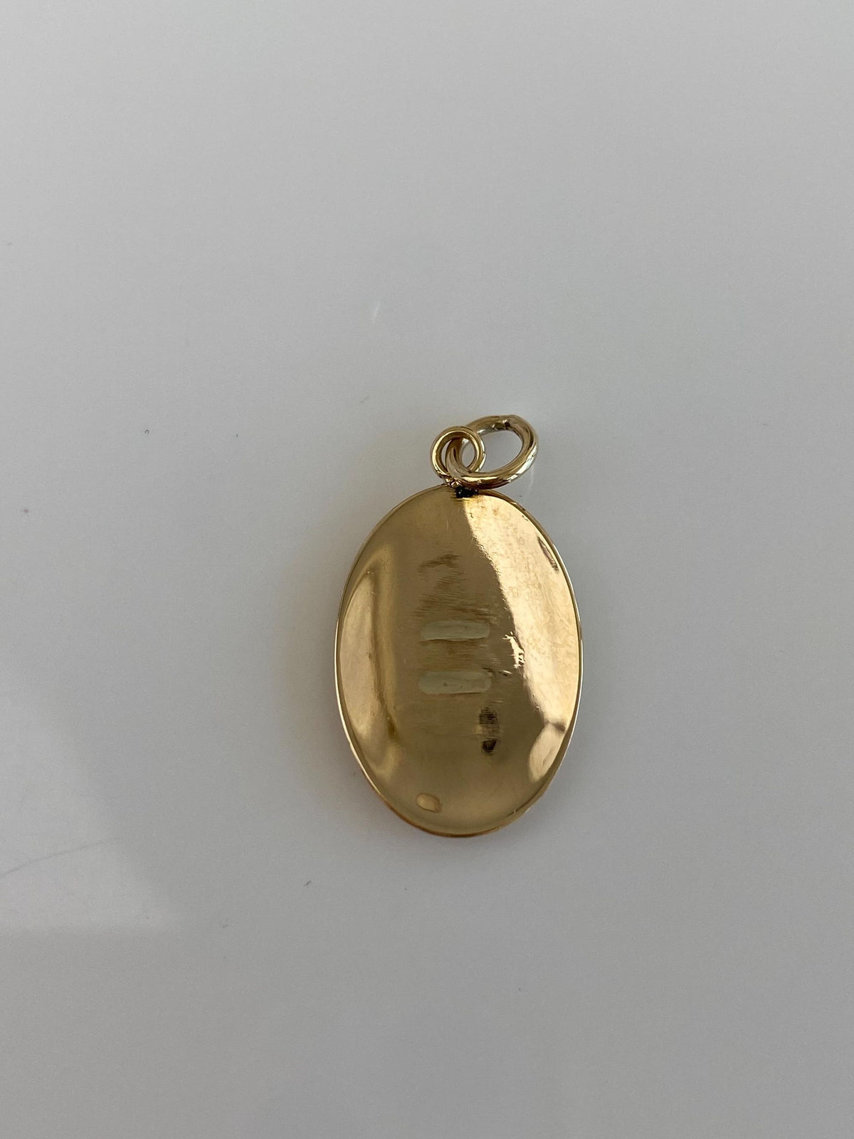 Vintage Solid 9k Yellow Gold Initial 'W' Cufflink Conversion Charm