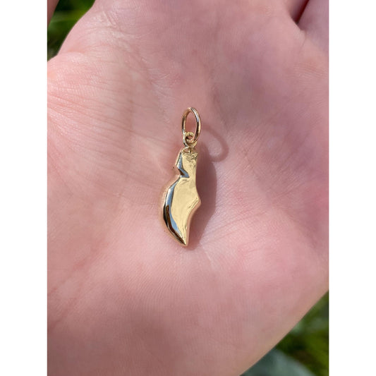 Vintage Solid 14k Yellow Gold Dutch Shoe Charm