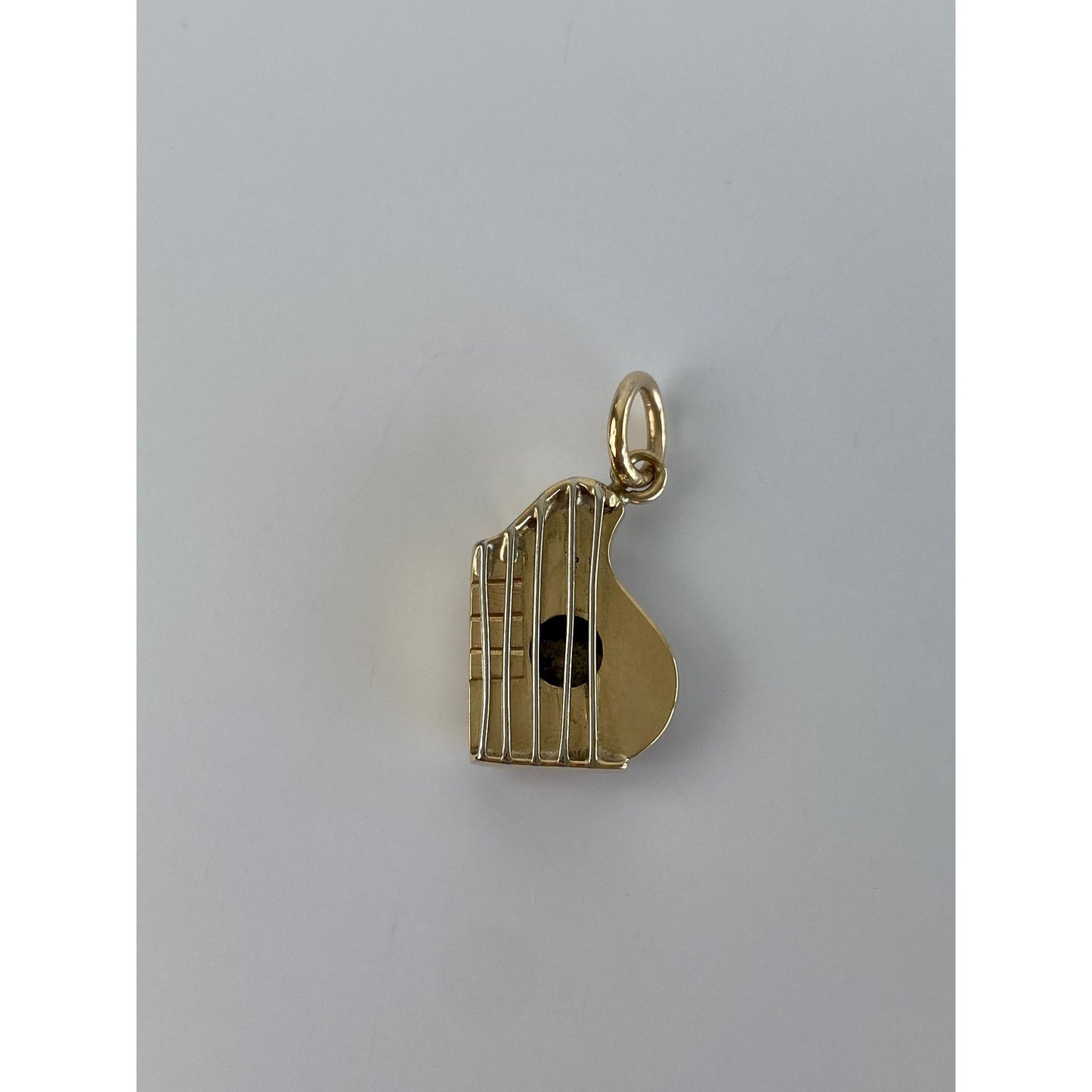 Vintage 14k Yellow Gold Instrument Flat Guitar Charm