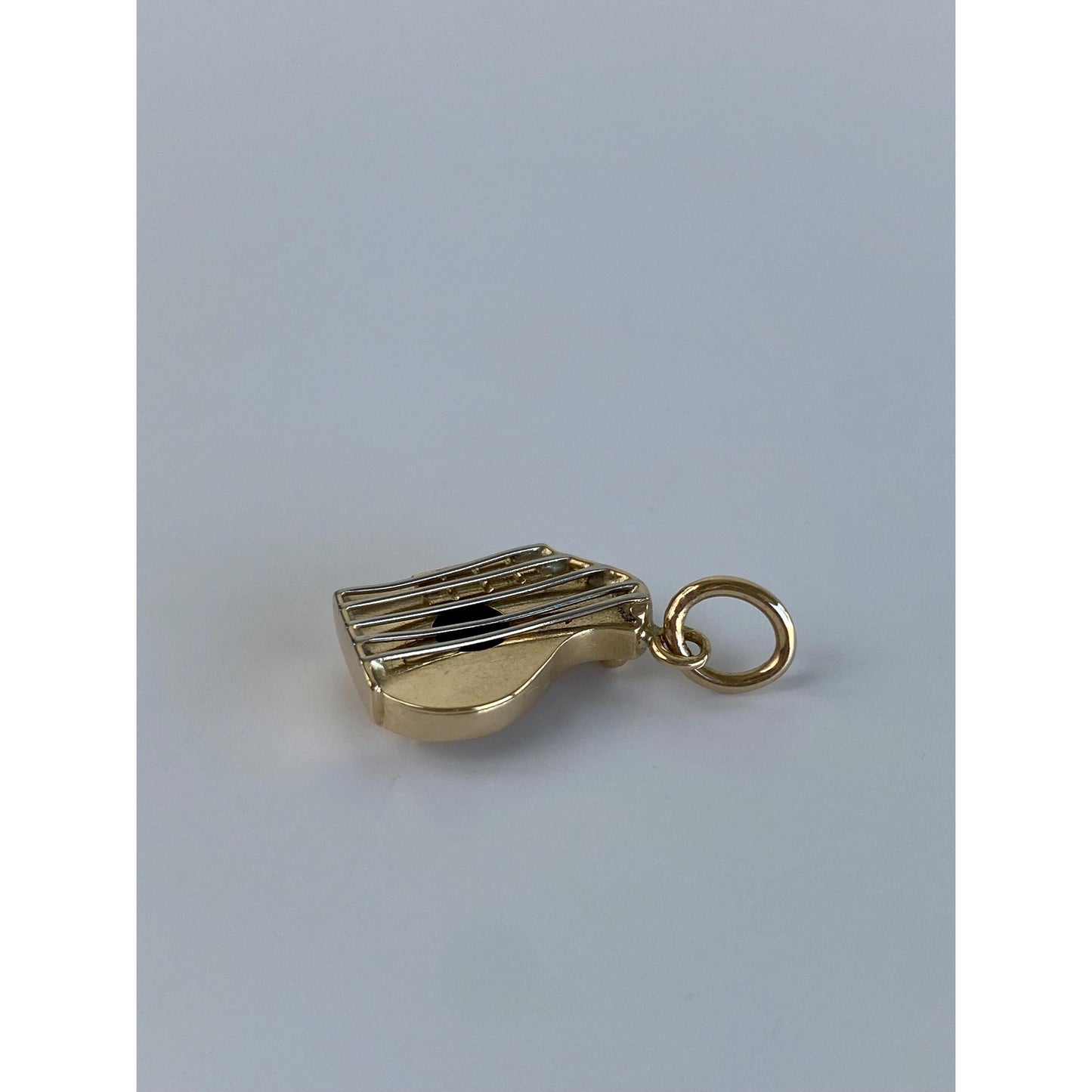 Vintage 14k Yellow Gold Instrument Flat Guitar Charm