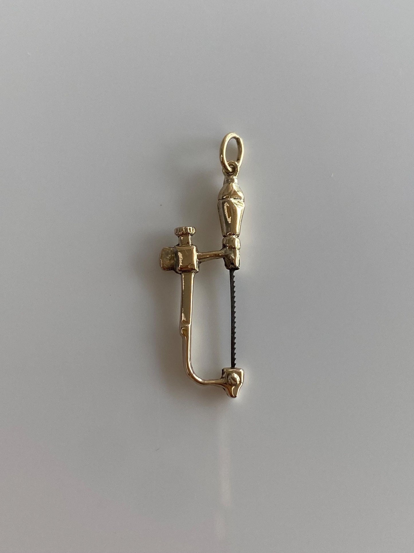 Vintage 9k Yellow Gold Jewelers' Saw Charm