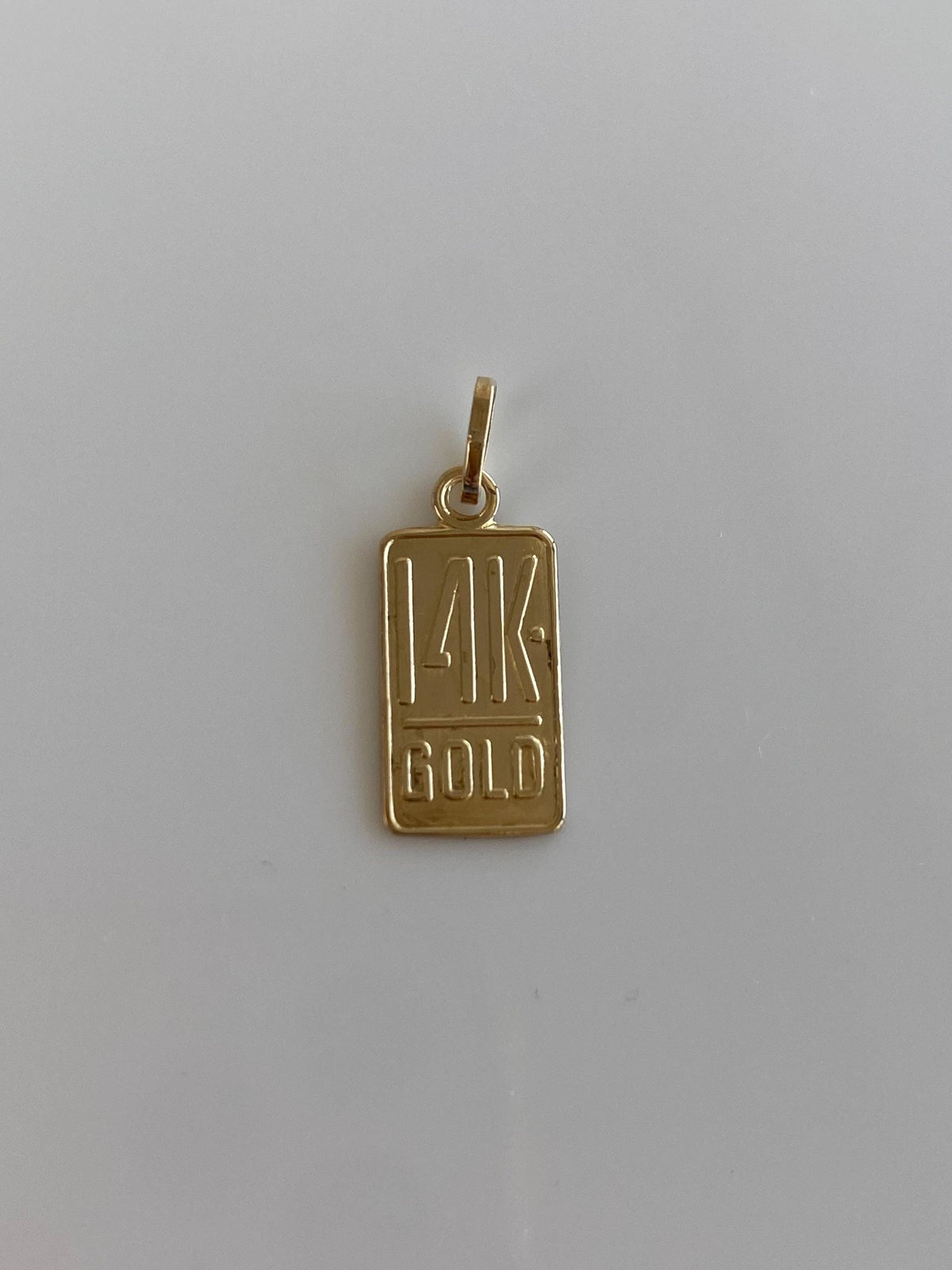 Vintage Solid 14k Yellow Gold '14k Gold' Charm