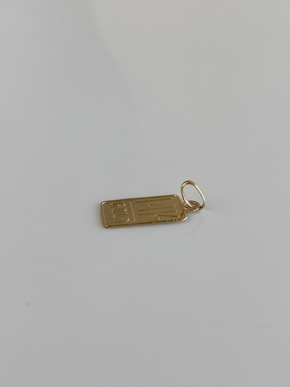 Vintage Solid 14k Yellow Gold '14k Gold' Charm