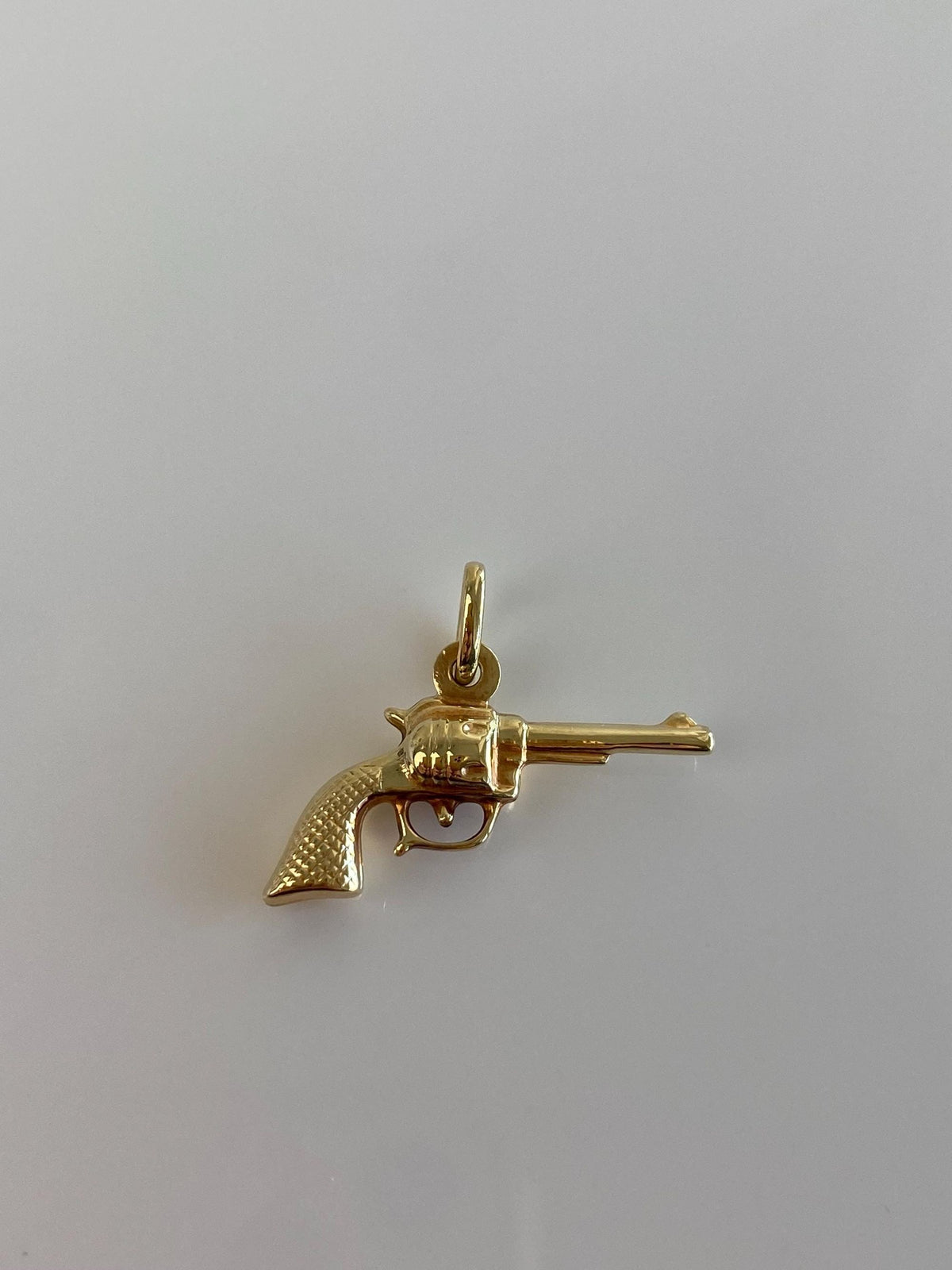 Vintage 14k Yellow Gold Gun Charm