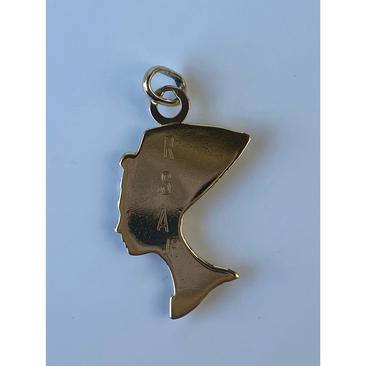 Vintage 14k Yellow Gold Egyptian Nefertiti Charm