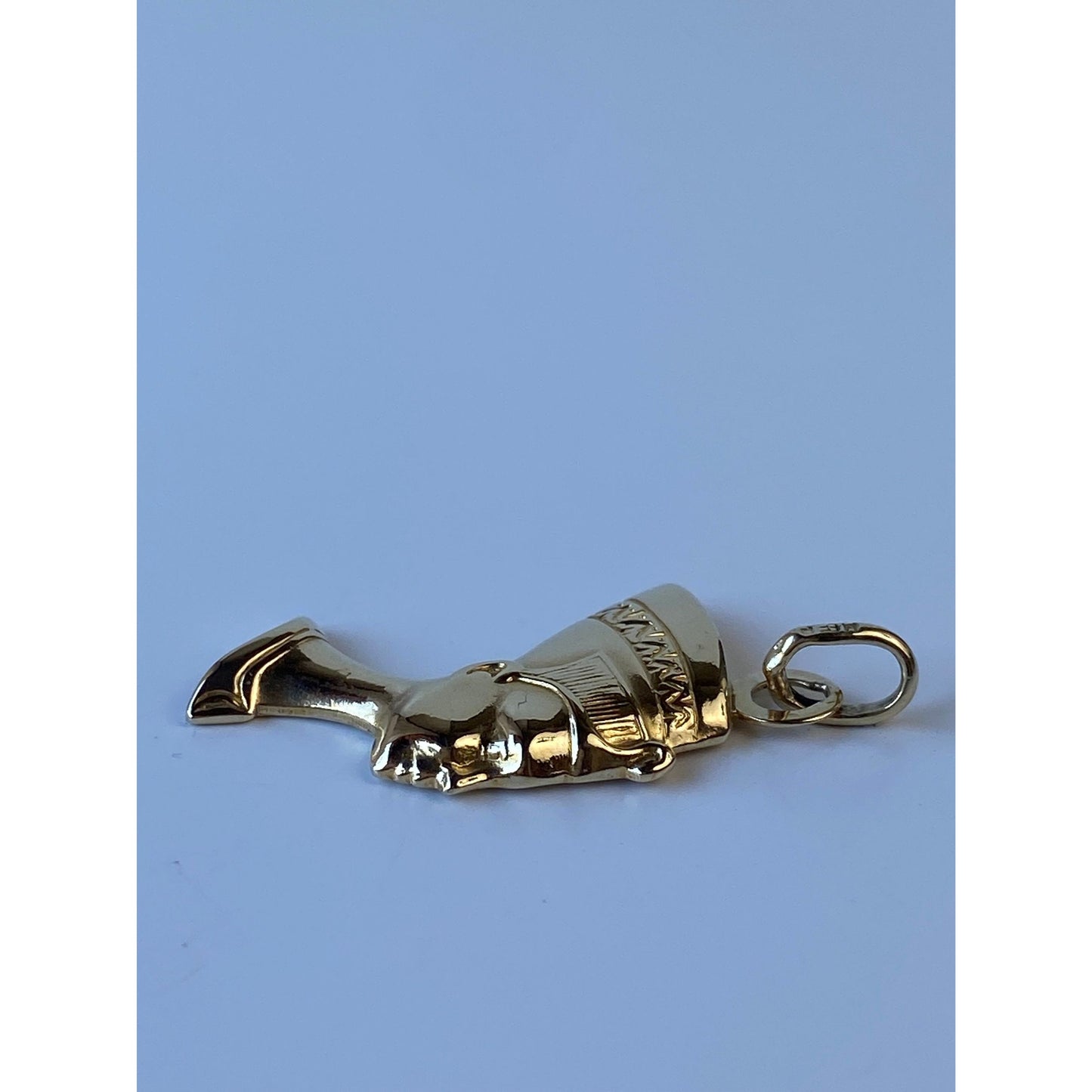 Vintage 14k Yellow Gold Egyptian Nefertiti Charm