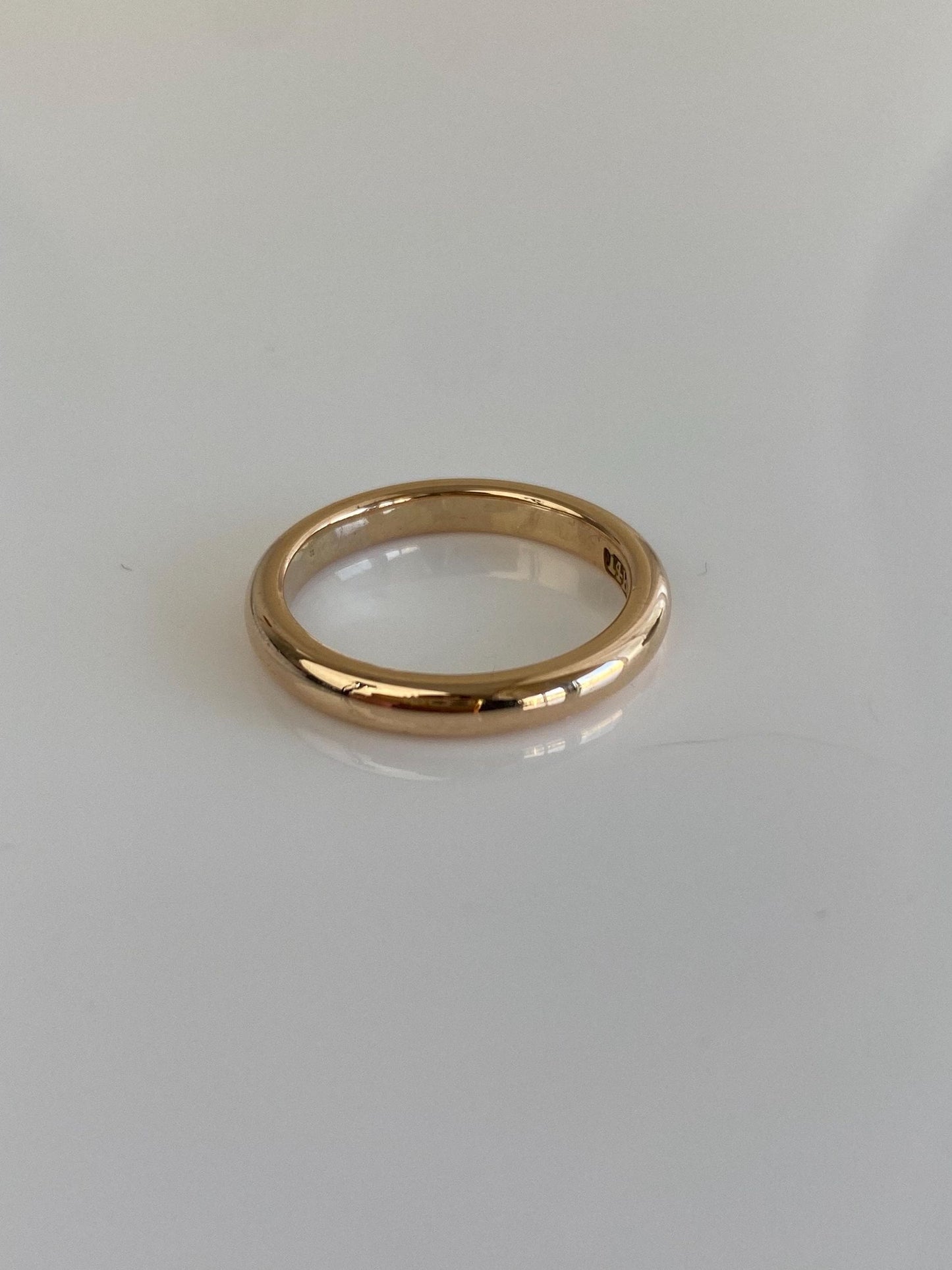Vintage Solid 14k Yellow Gold Ring Band - Size 5.5