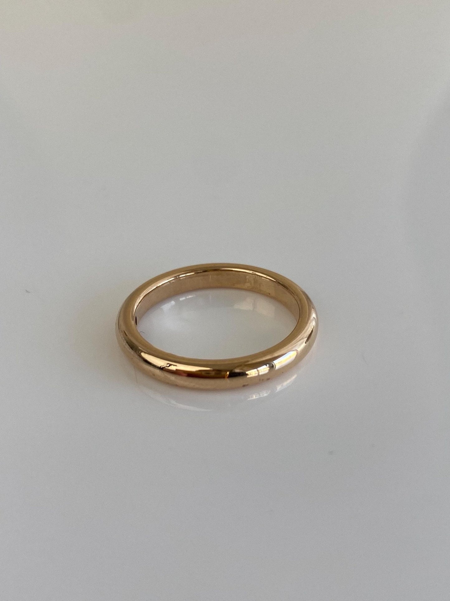 Vintage Solid 14k Yellow Gold Ring Band - Size 5.5