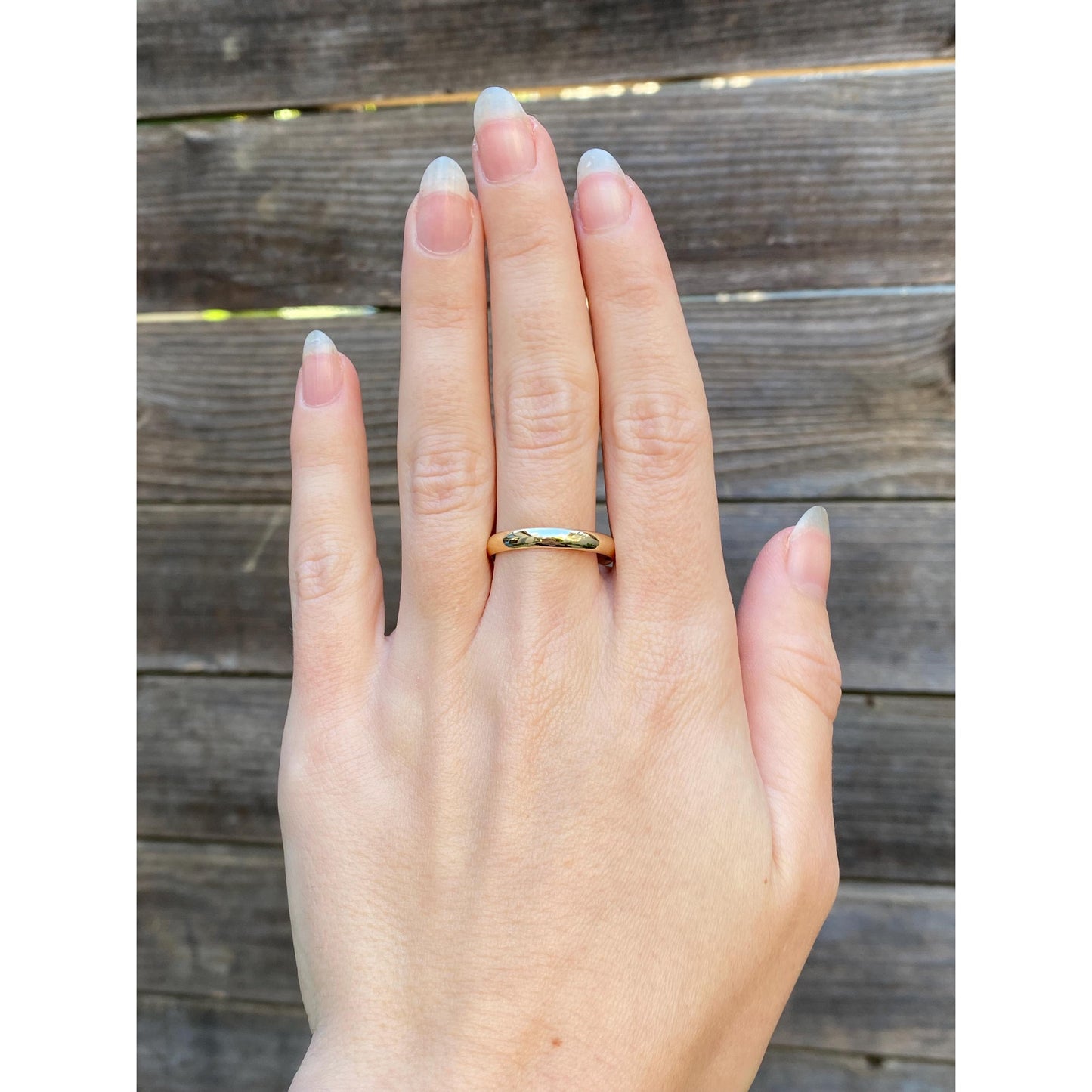 Vintage Solid 14k Yellow Gold Ring Band - Size 10