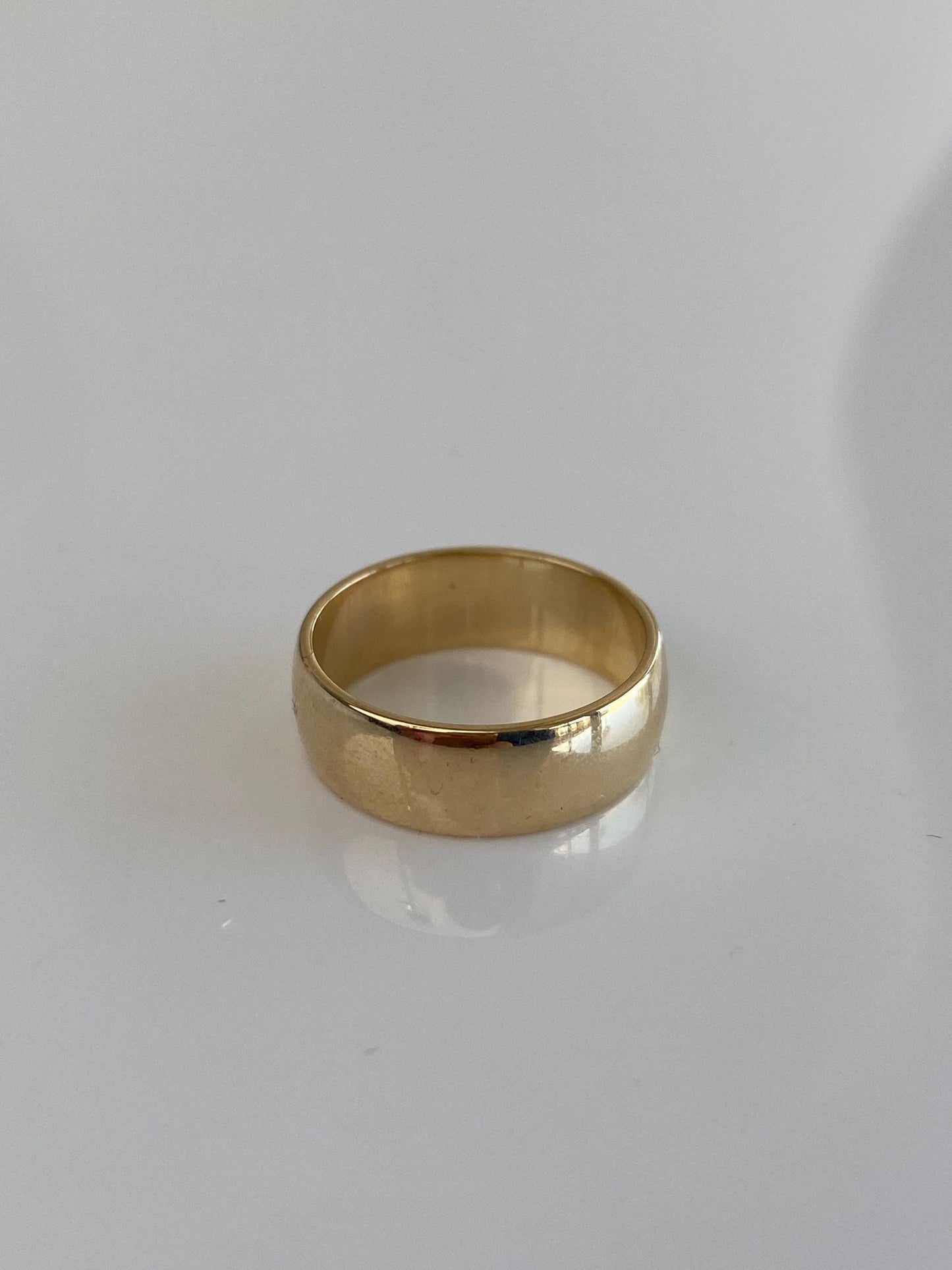 Vintage Solid 14k Yellow Gold Ring Band - Size 5