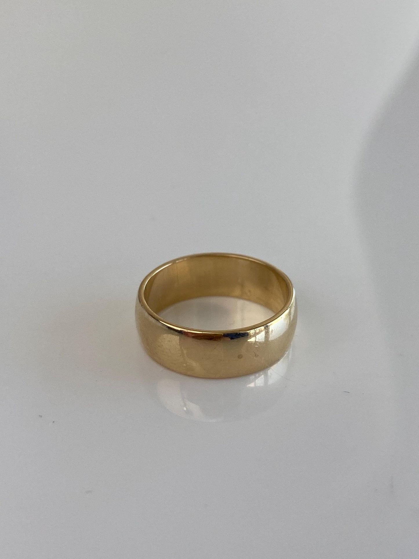 Vintage Solid 14k Yellow Gold Ring Band - Size 5