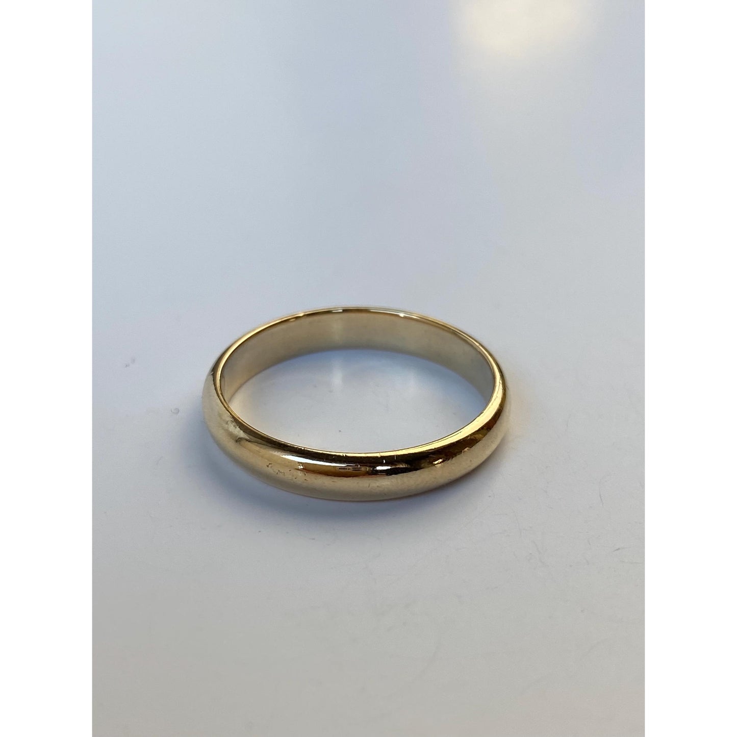 Vintage Solid 14k Yellow Gold Ring Band - Size 8.75