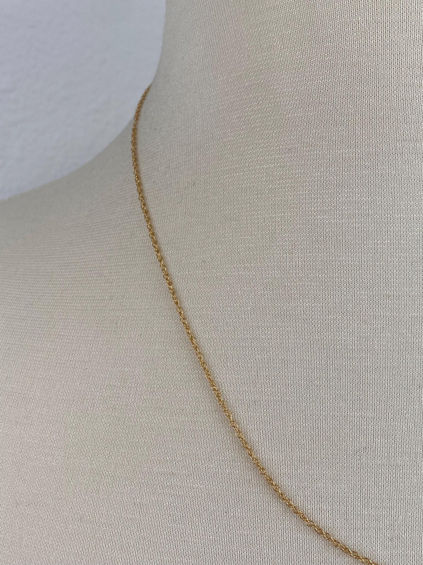 Vintage Solid 14k Yellow Gold Chain Necklace - 20 inches