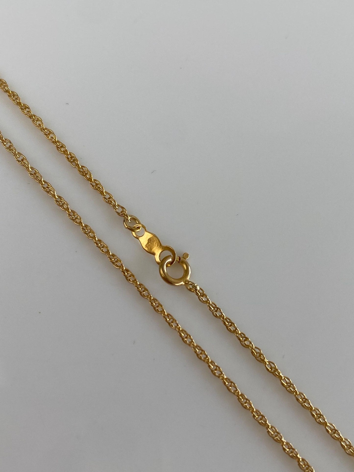 Vintage Solid 14k Yellow Gold Chain Necklace - 20 inches