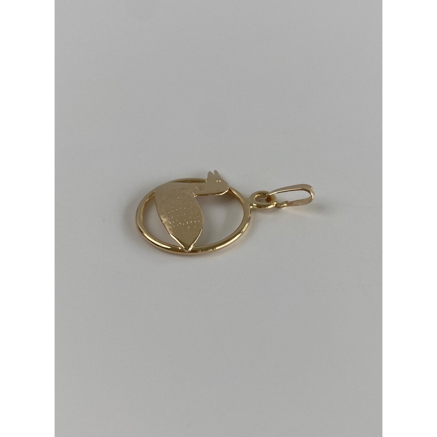 Vintage Solid 14k Yellow Gold Mallard Duck Charm