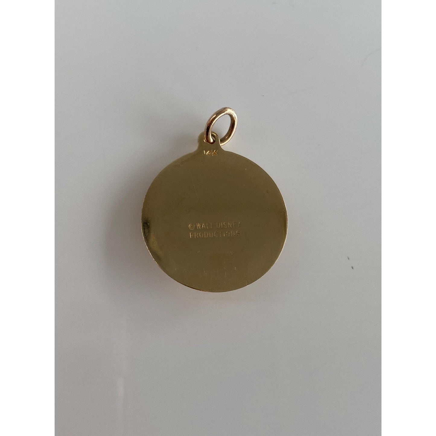 Vintage Solid 14k Yellow Gold Walt Disney World Florida Charm