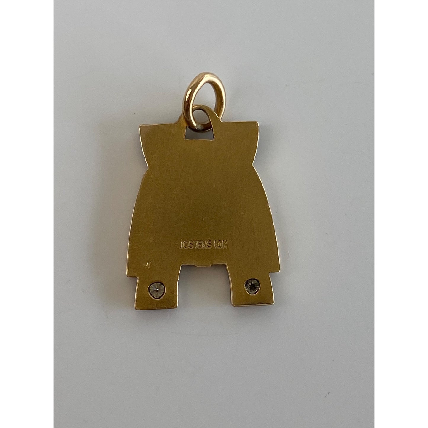 Vintage Solid 10k Yellow Gold Diamond McDonalds Charm