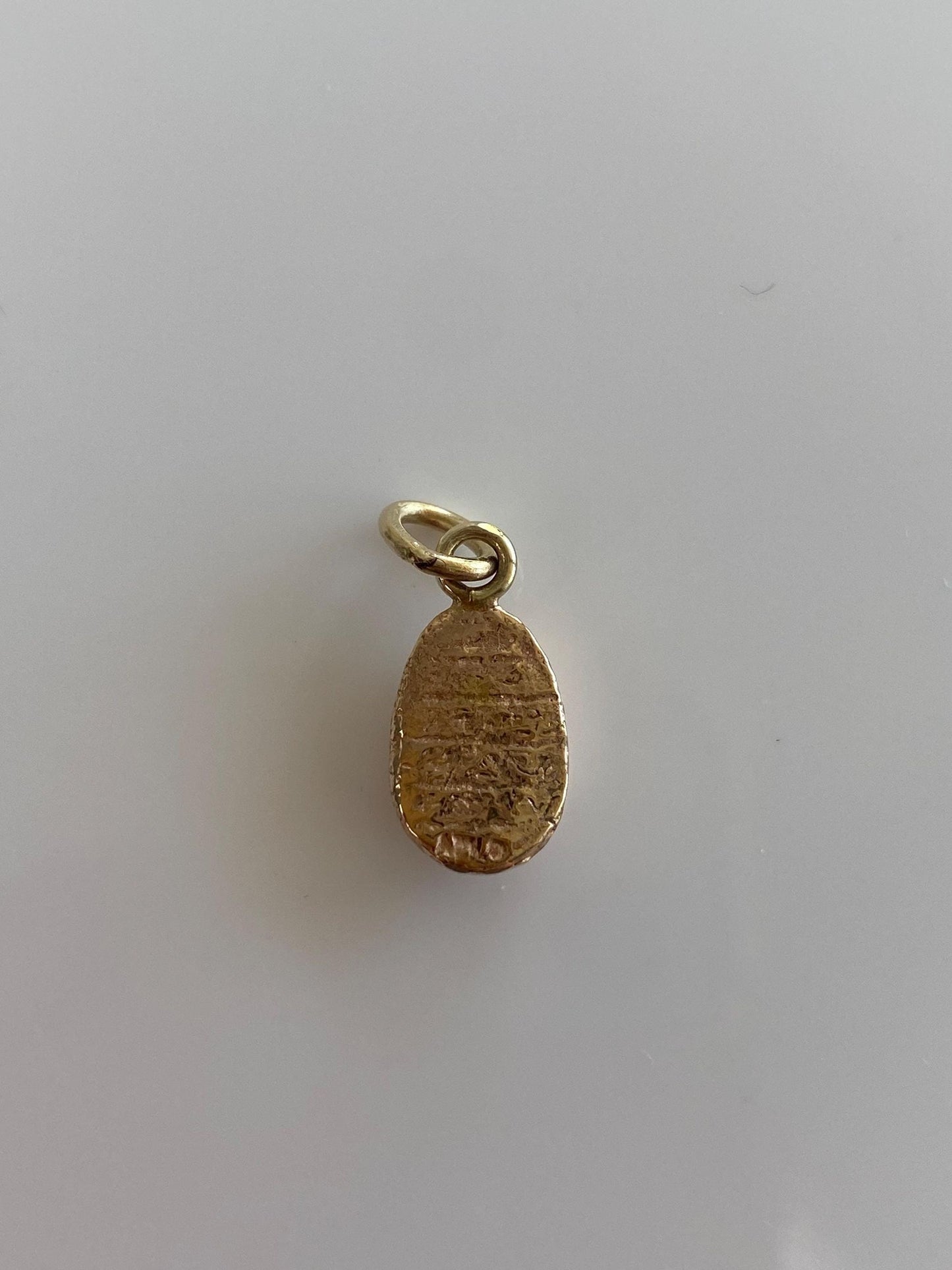 Vintage Solid 14k Yellow Gold Scarab Charm
