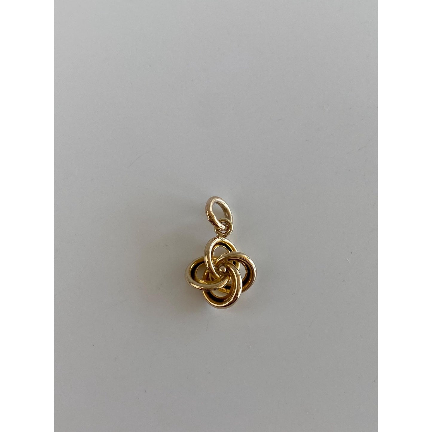 Vintage 14k Yellow Gold Seed Pearl Knot Stick Pin Conversion Charm