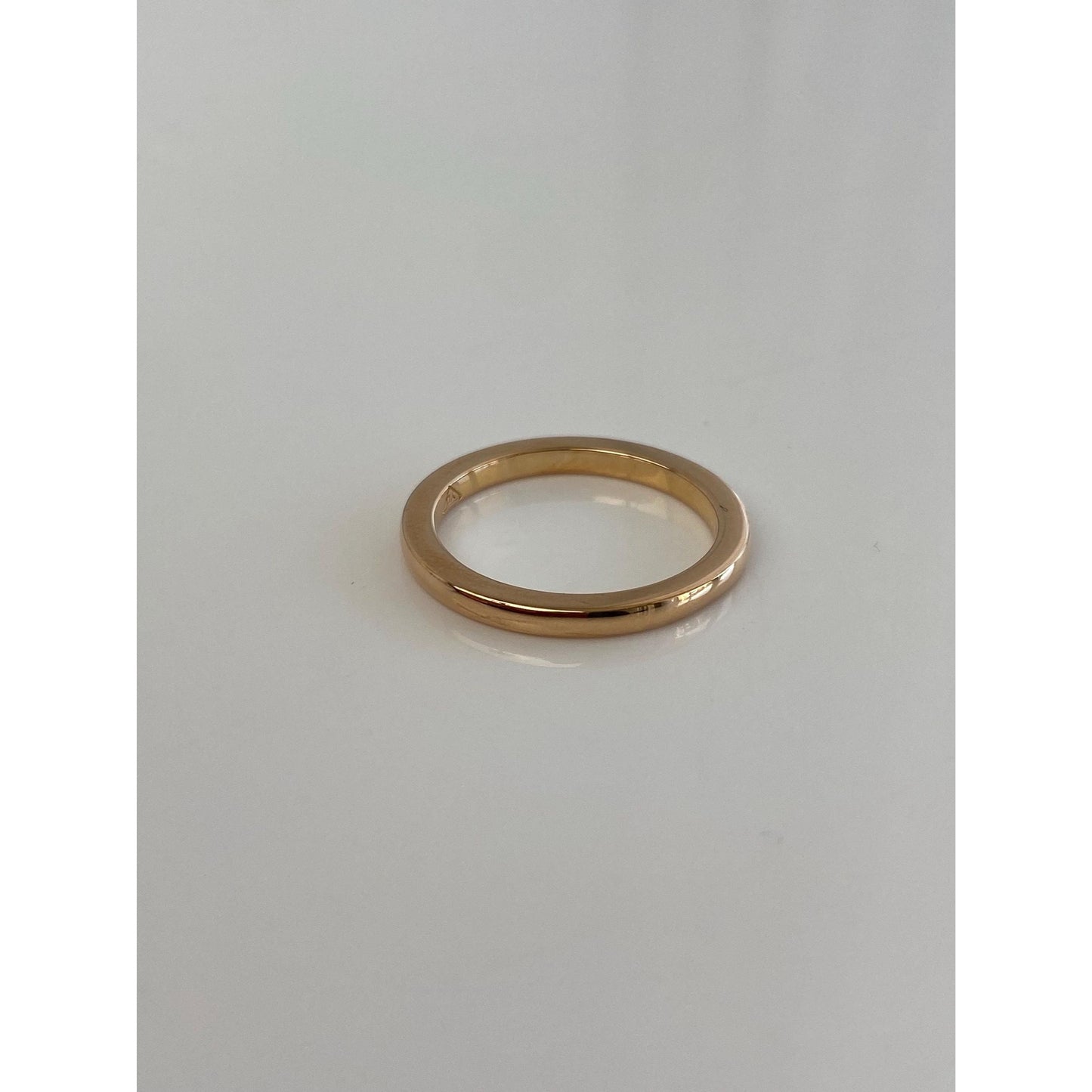 Vintage Solid 18k Yellow Gold Ring Band - Size 5.75