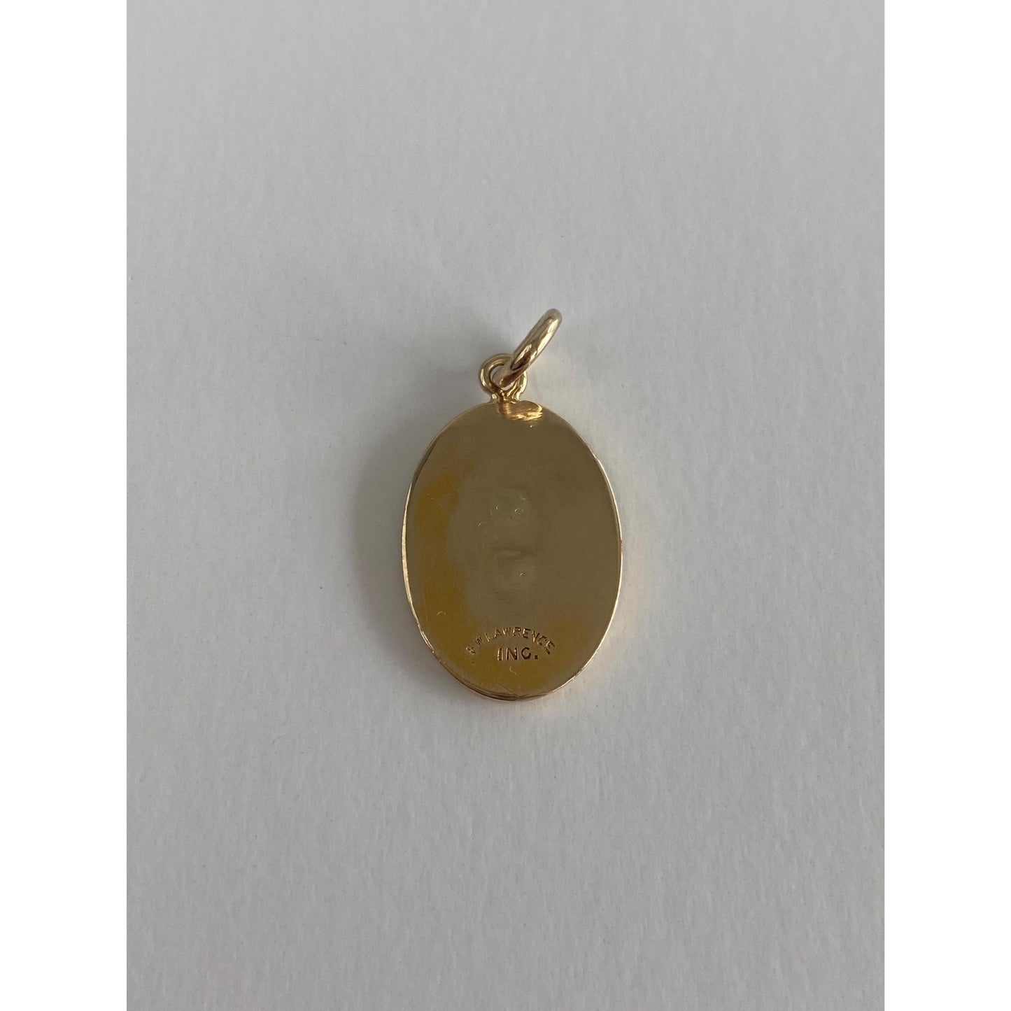 Vintage Solid 14k Yellow Gold Military Field Service Cufflink Conversion Charm