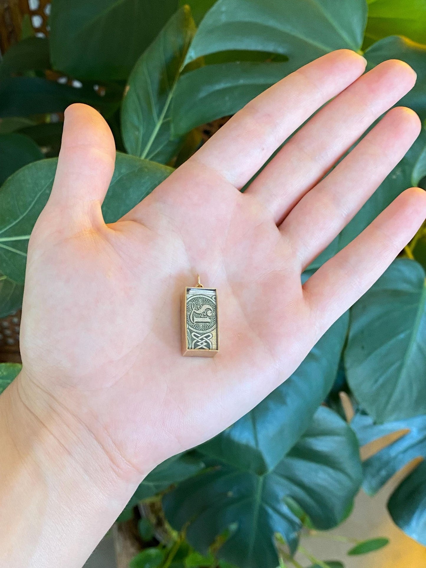 Vintage Solid 9k Yellow Gold Break in Case of Emergency Money Charm