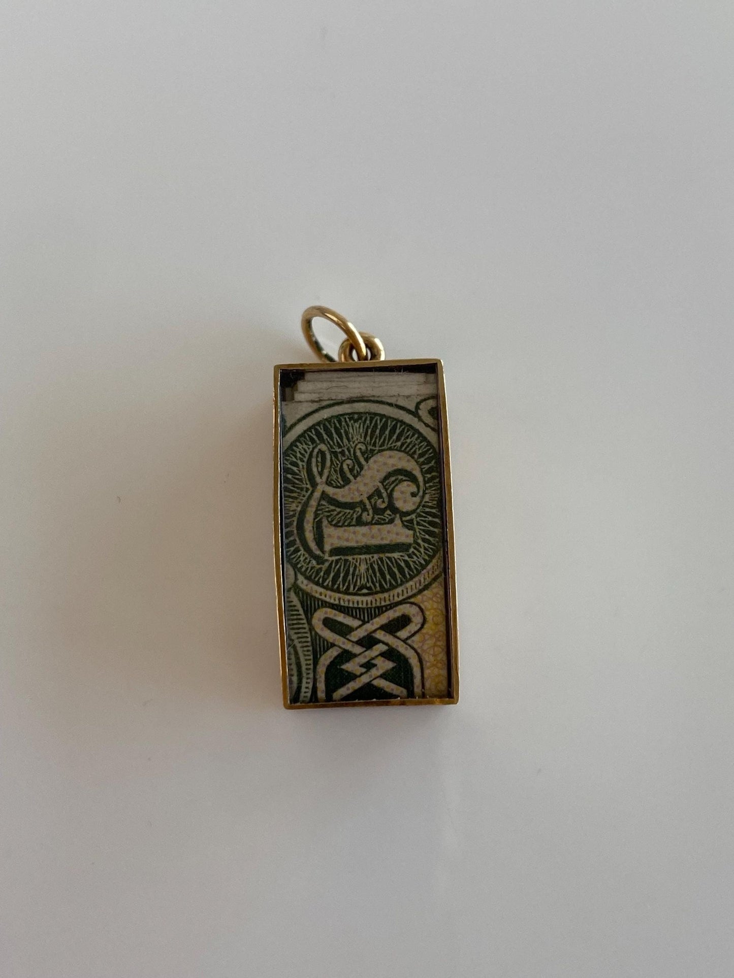 Vintage Solid 9k Yellow Gold Break in Case of Emergency Money Charm