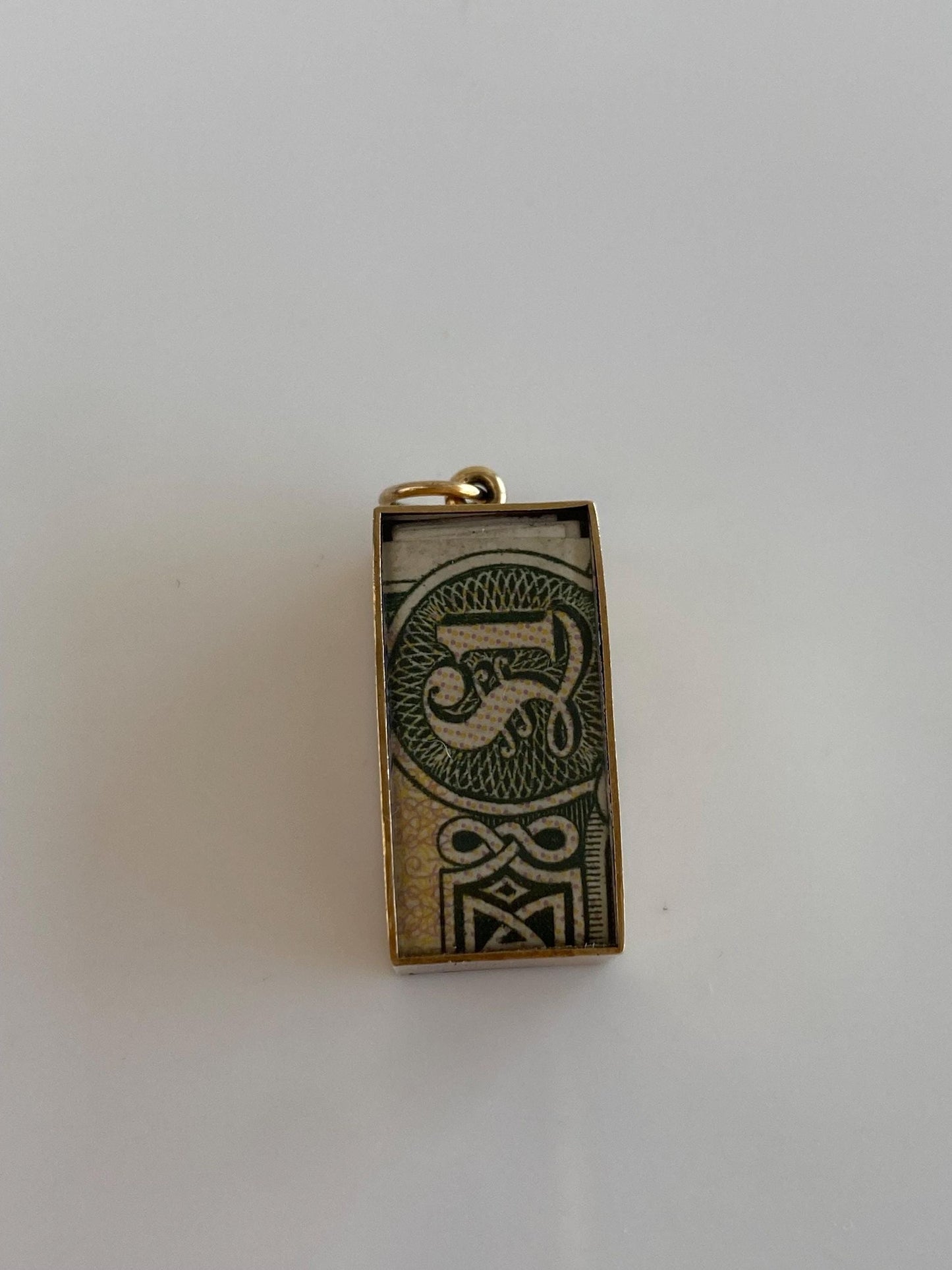 Vintage Solid 9k Yellow Gold Break in Case of Emergency Money Charm