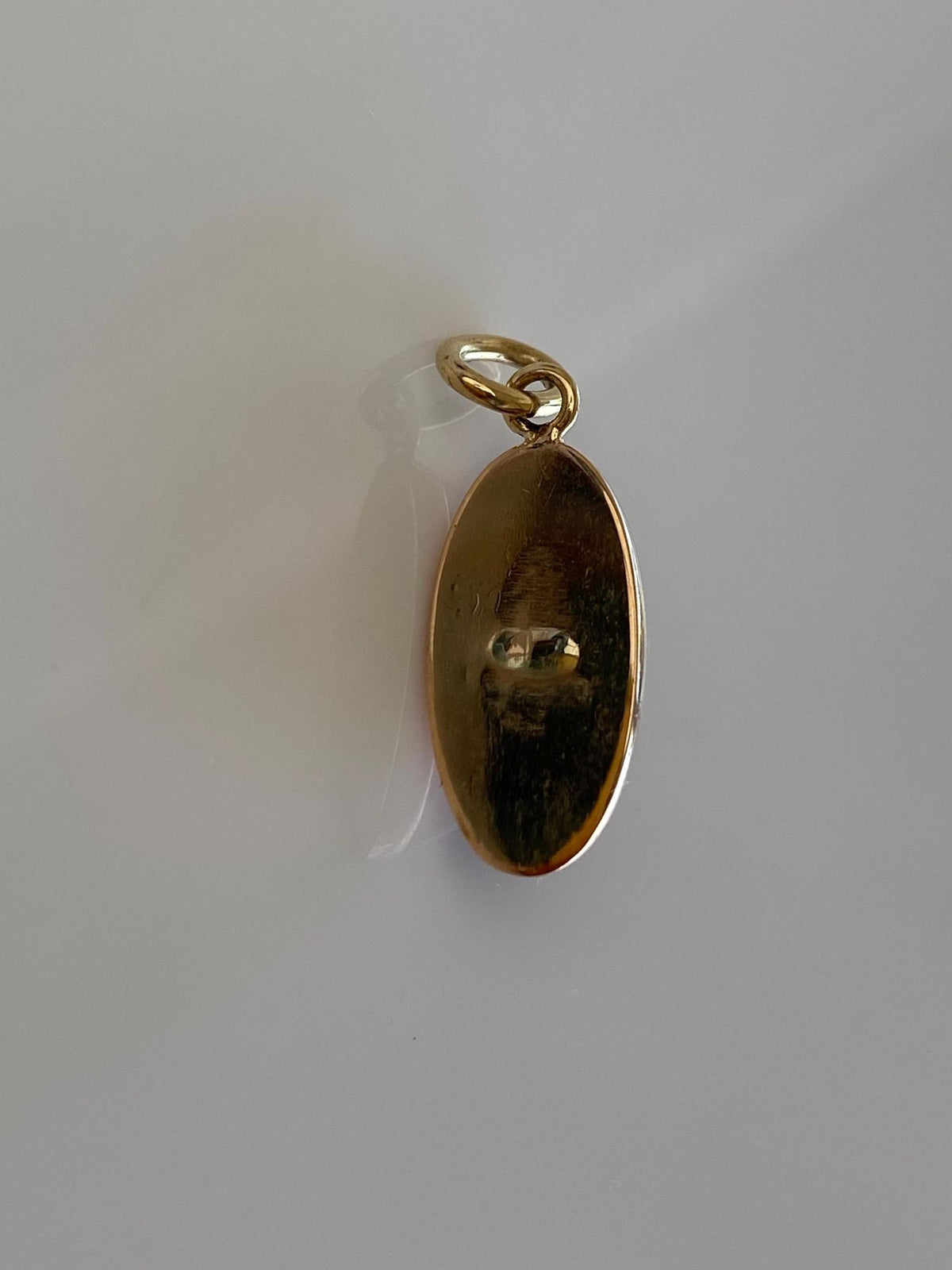 Vintage Solid 14k Yellow Gold Amethyst Cufflink Conversion Charm
