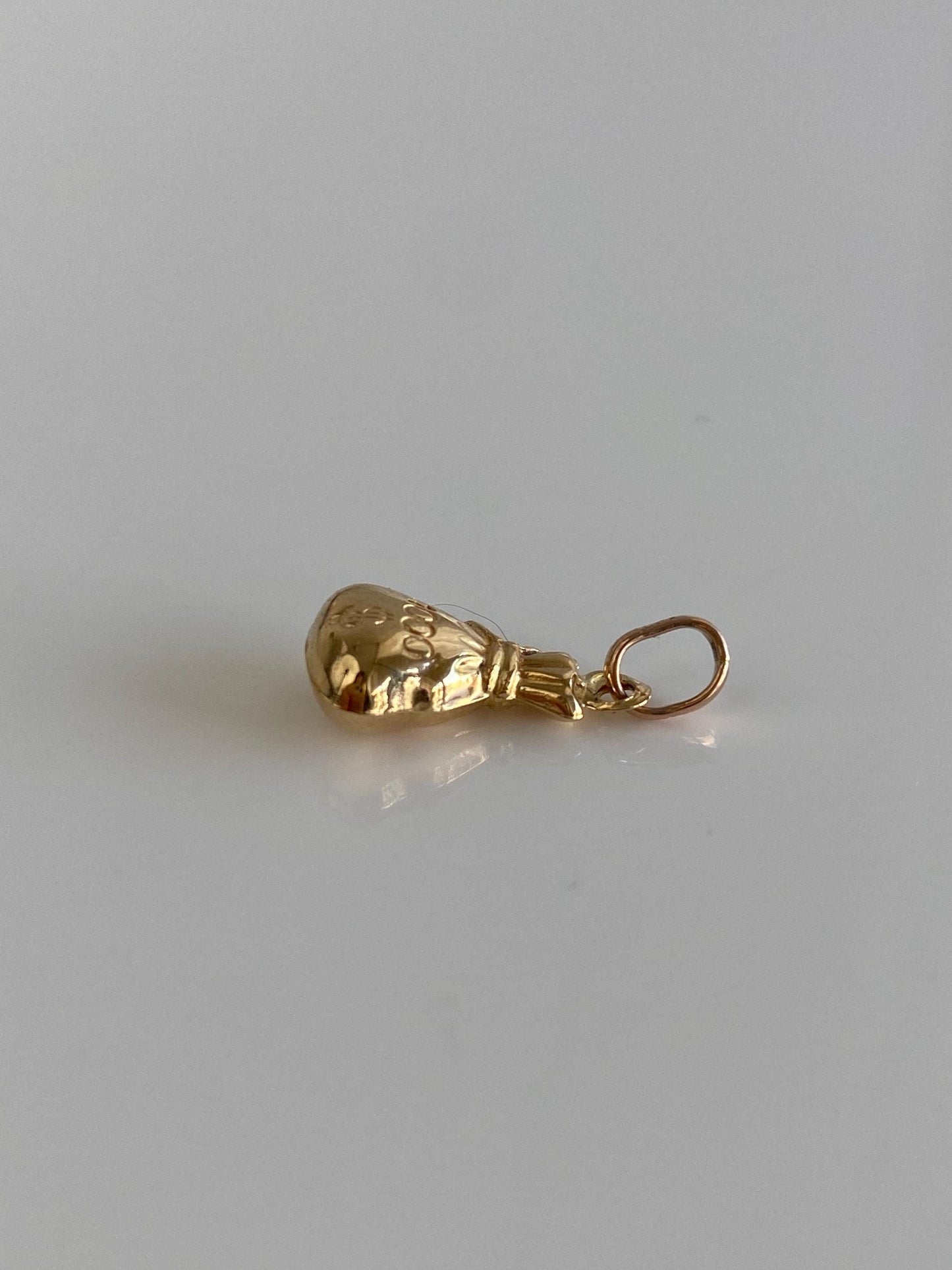 Vintage 14k Yellow Gold Money Bag Charm