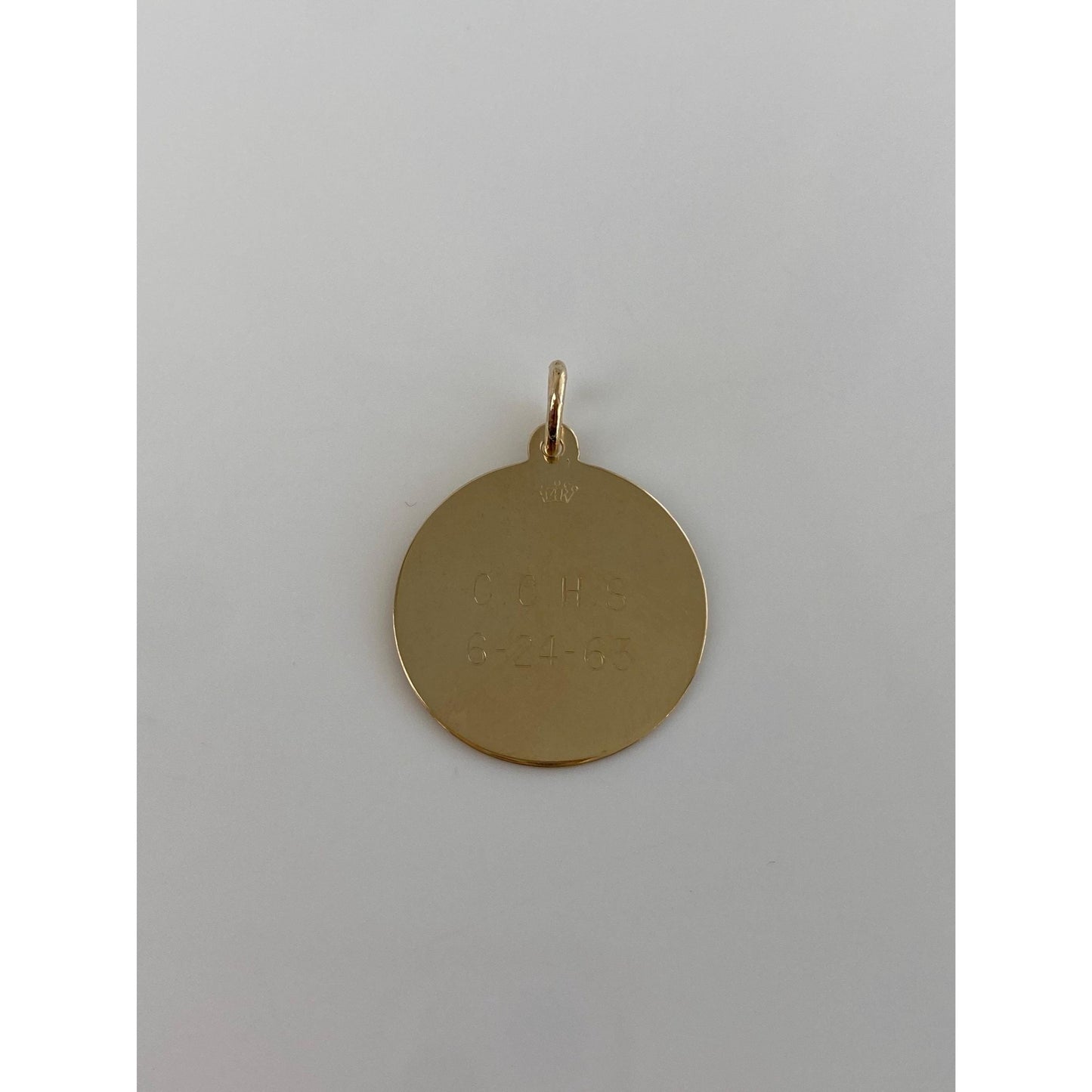 Solid 14k Yellow Gold NMM Charm