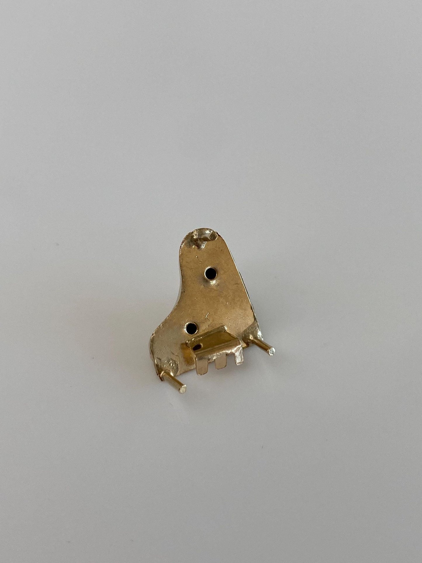 Vintage 9k Yellow Gold Piano Charm