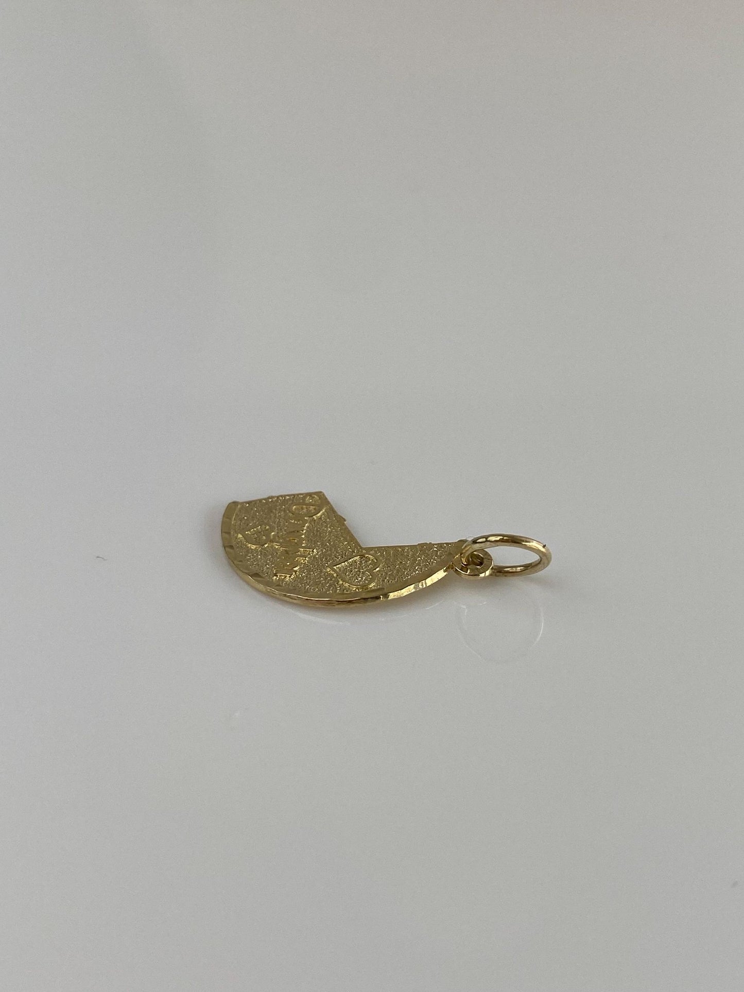 Vintage Solid 14k Yellow Gold Daughter Charm