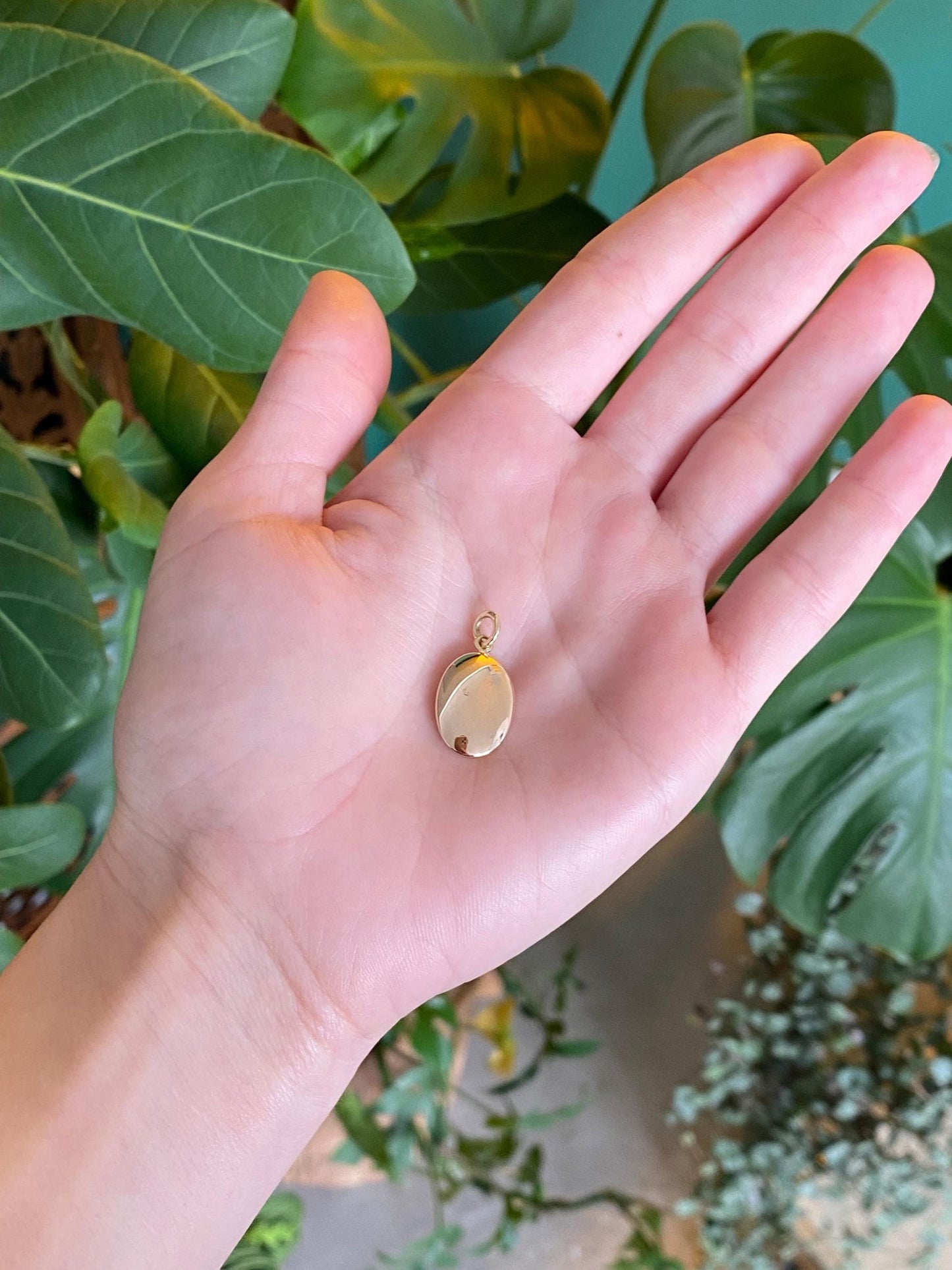 Vintage Solid 10k Rosey Gold Cufflink Conversion Charm