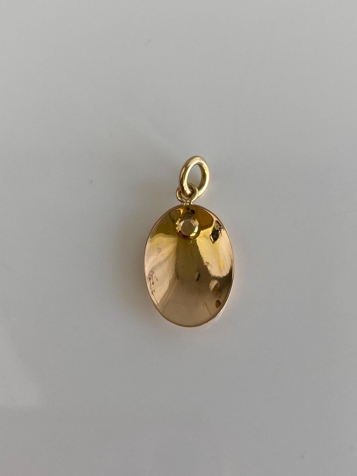 Vintage Solid 10k Rosey Gold Cufflink Conversion Charm