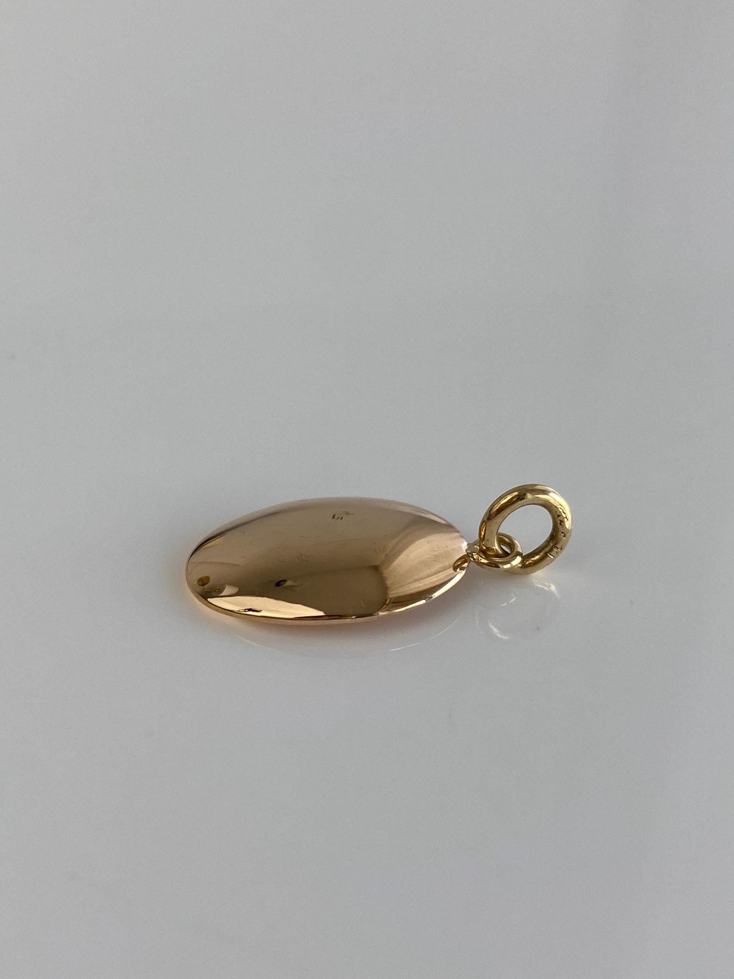 Vintage Solid 10k Rosey Gold Cufflink Conversion Charm