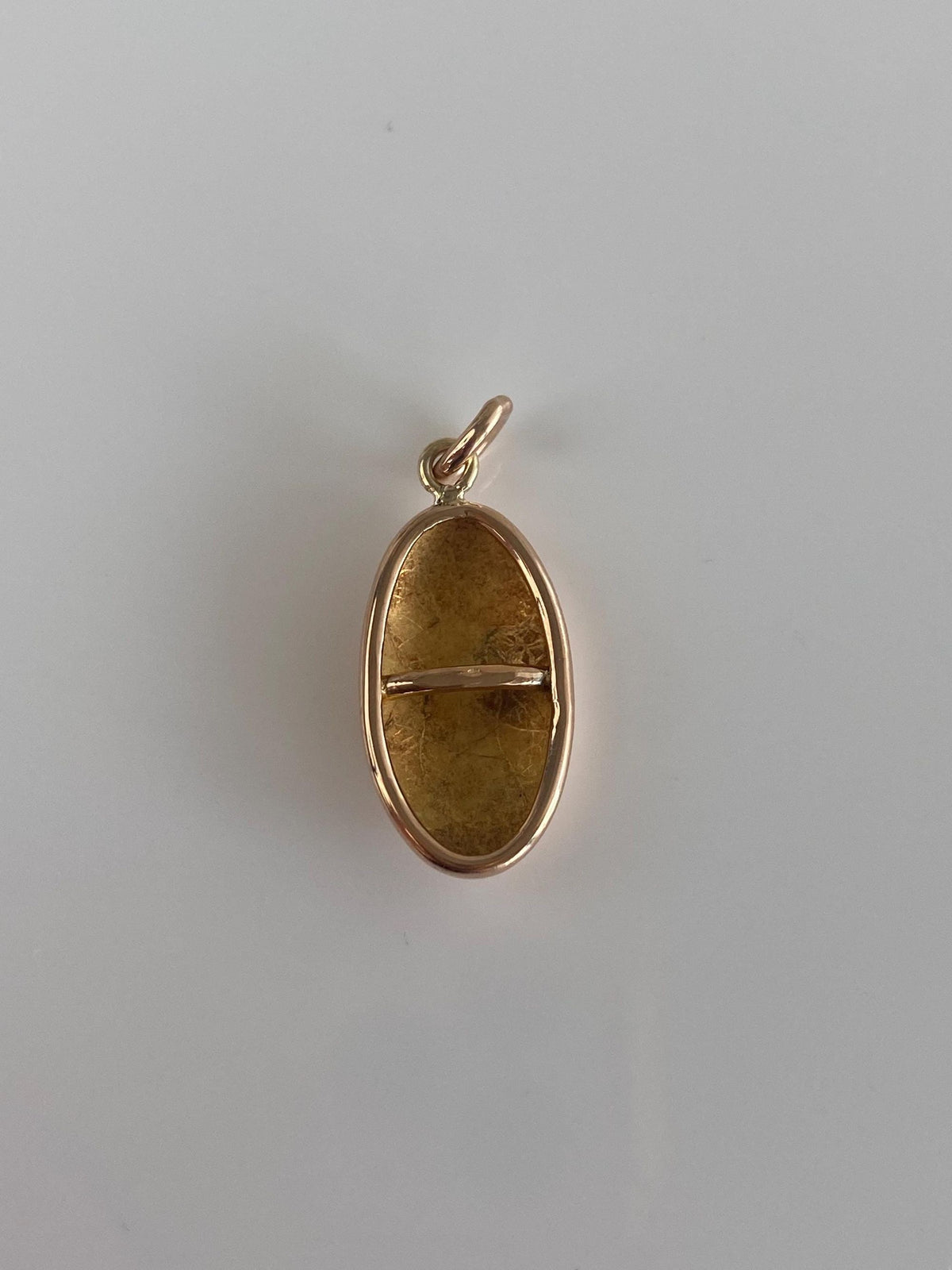Vintage Solid 14k Rose Gold Cufflink Charm