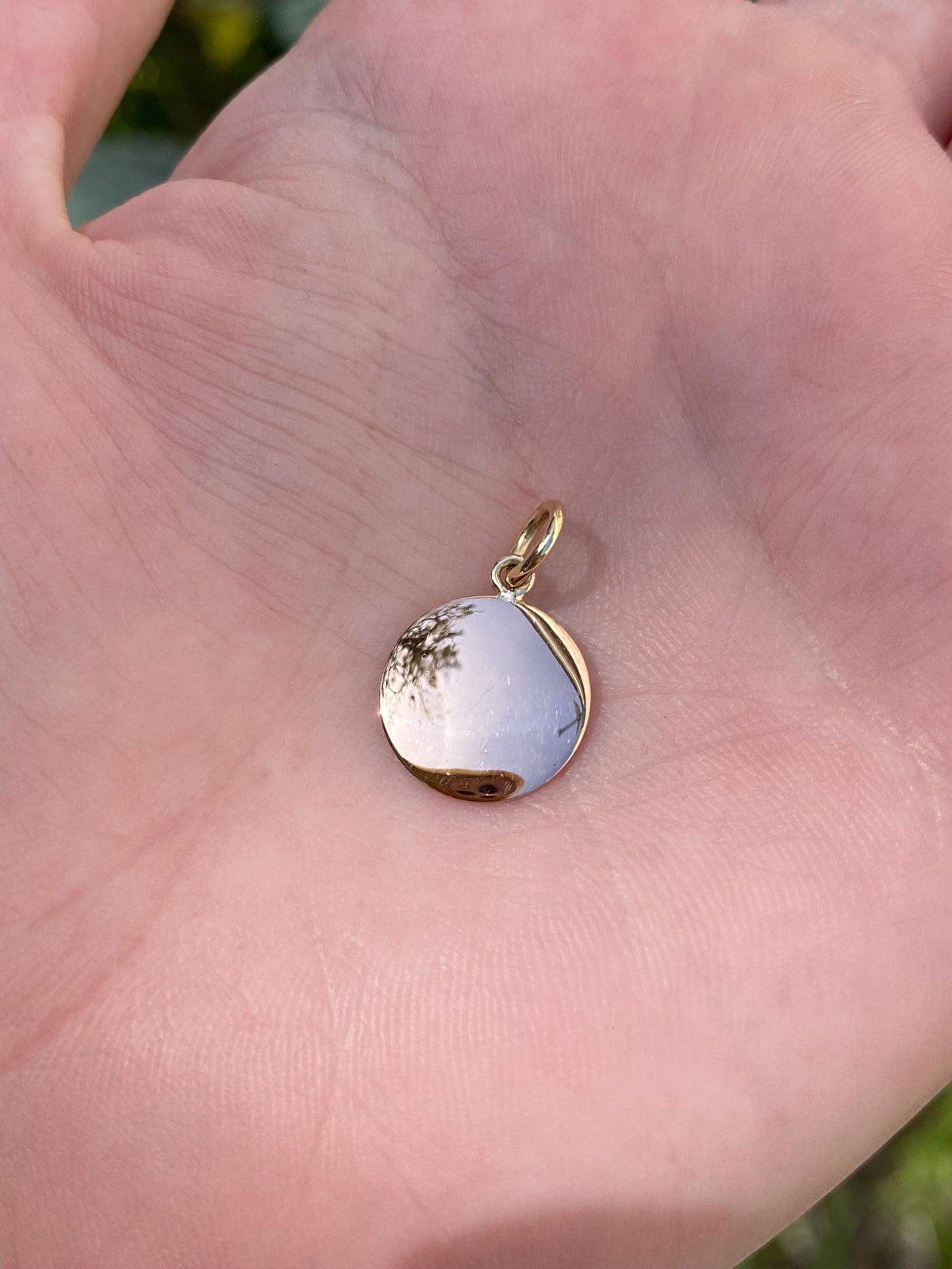 Vintage Solid 18k Rose Gold Cufflink Conversion Charm