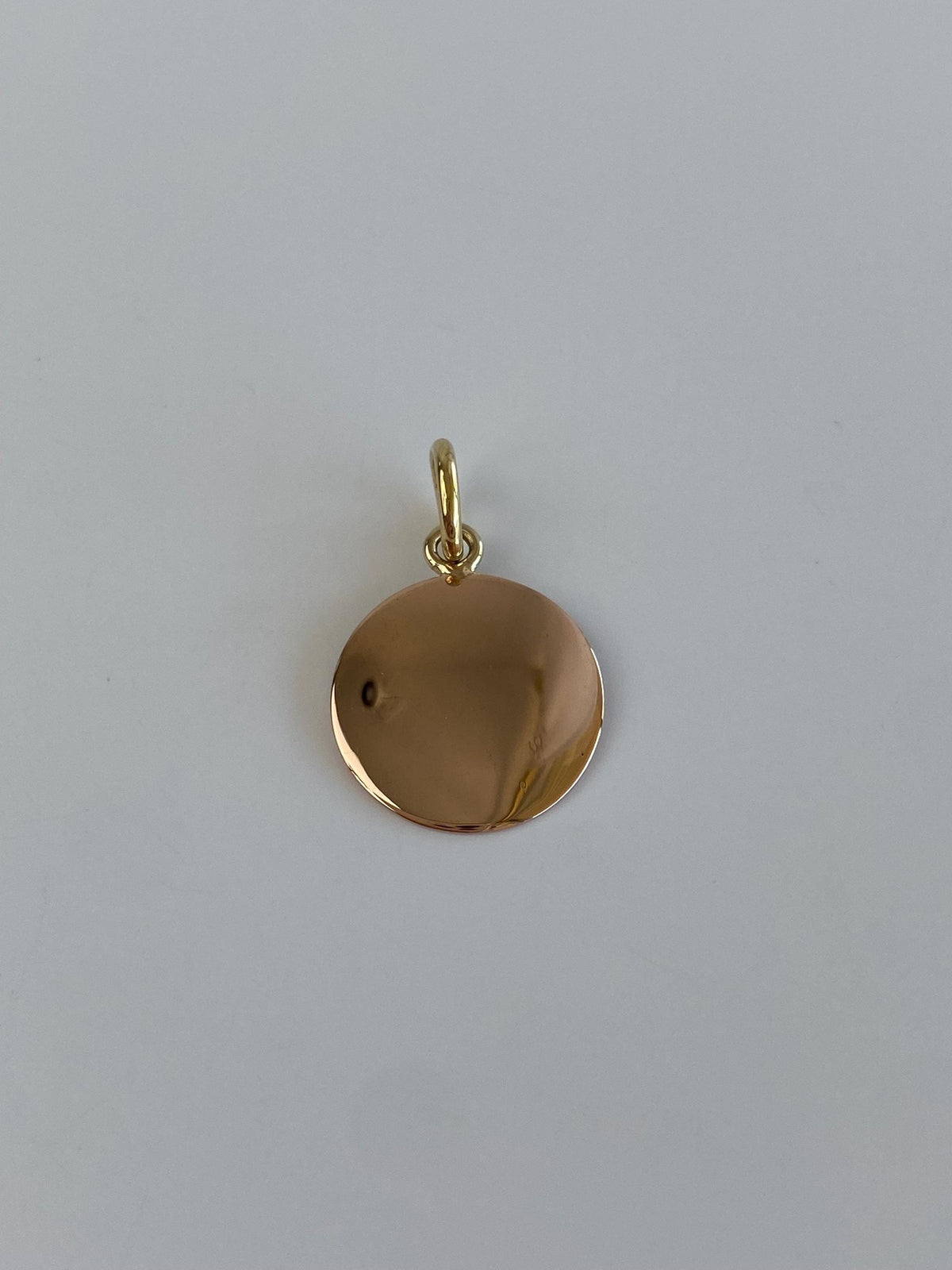 Vintage Solid 18k Rose Gold Cufflink Conversion Charm